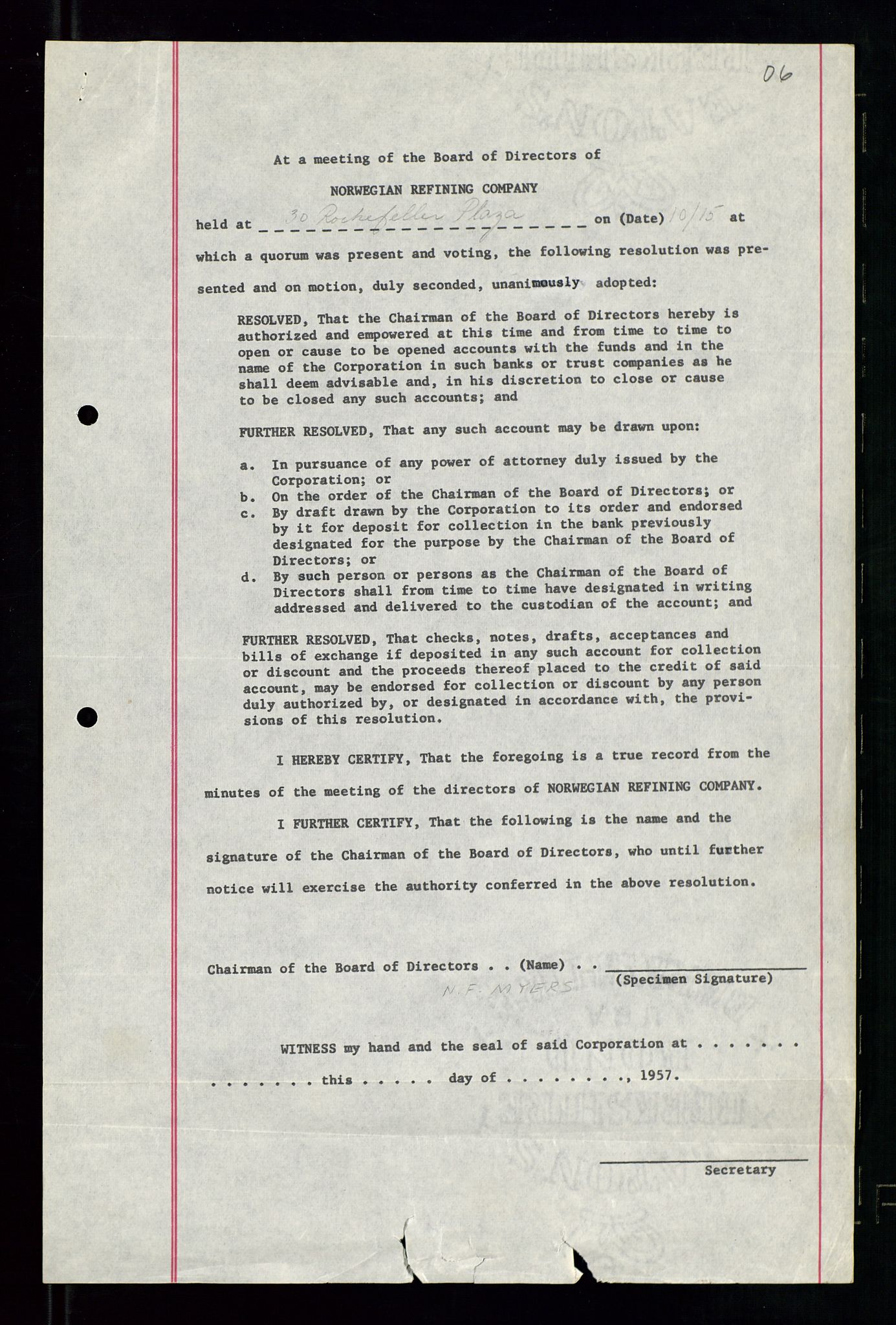 PA 1537 - A/S Essoraffineriet Norge, AV/SAST-A-101957/A/Aa/L0001/0001: Styremøter / Styremøter, board meetings, 1959-1961, p. 316