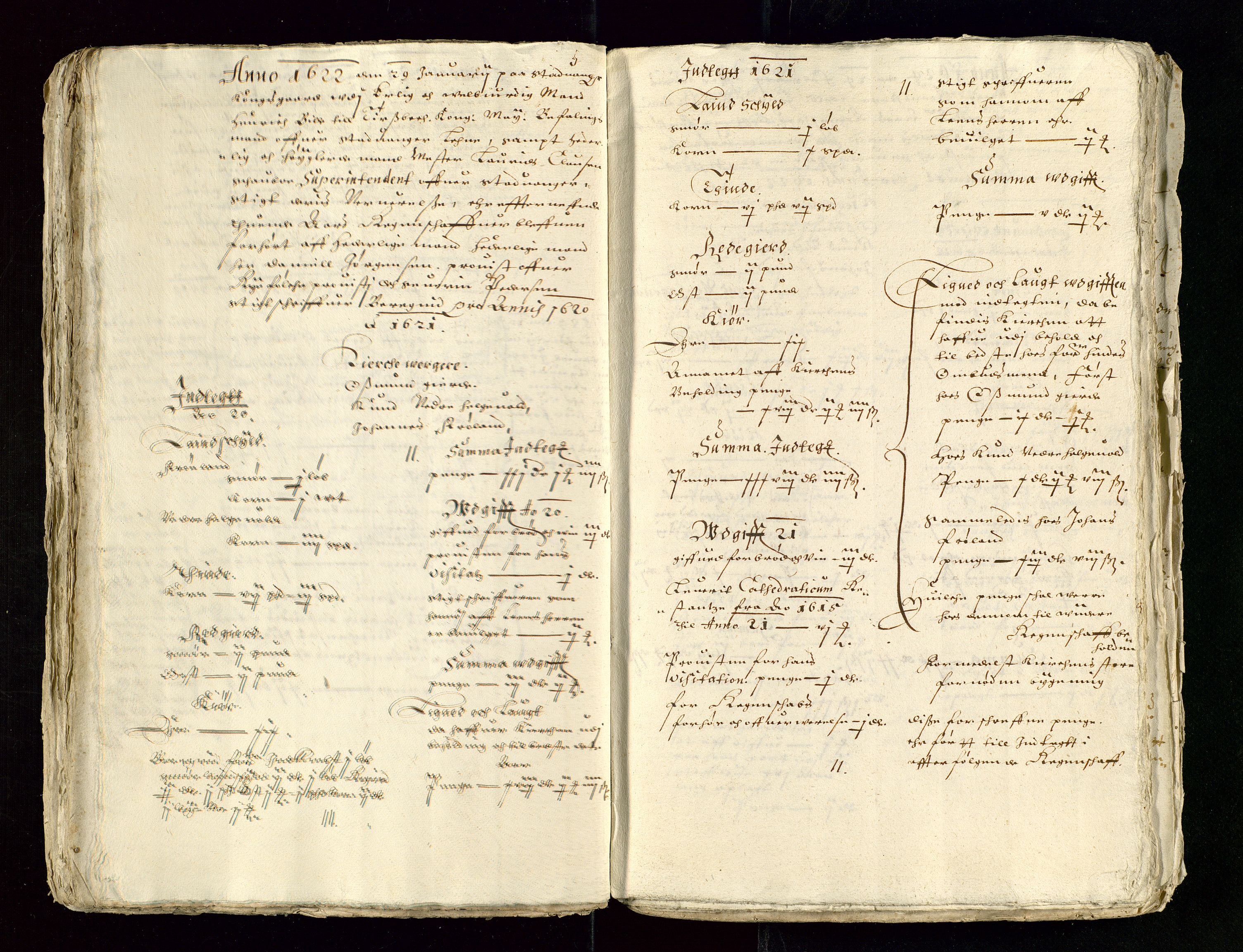Stavanger len, AV/SAST-A-101870/Ob/L0018: Kirkeregnskaper, 1613-1632, p. 47