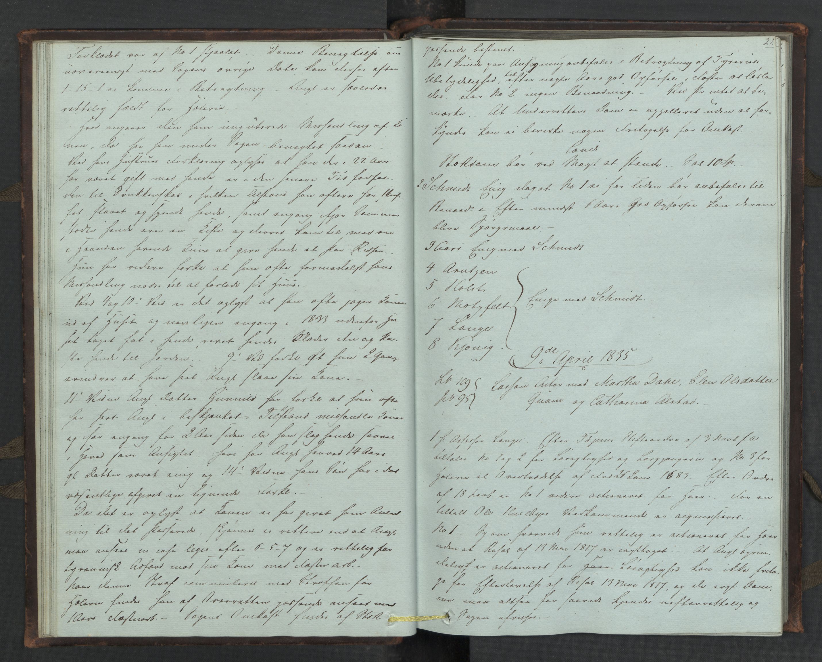 Høyesterett, AV/RA-S-1002/E/Eb/Eba/L0023/0001: Voteringsprotokoller / Voteringsprotokoll, 1835, p. 20b-21a
