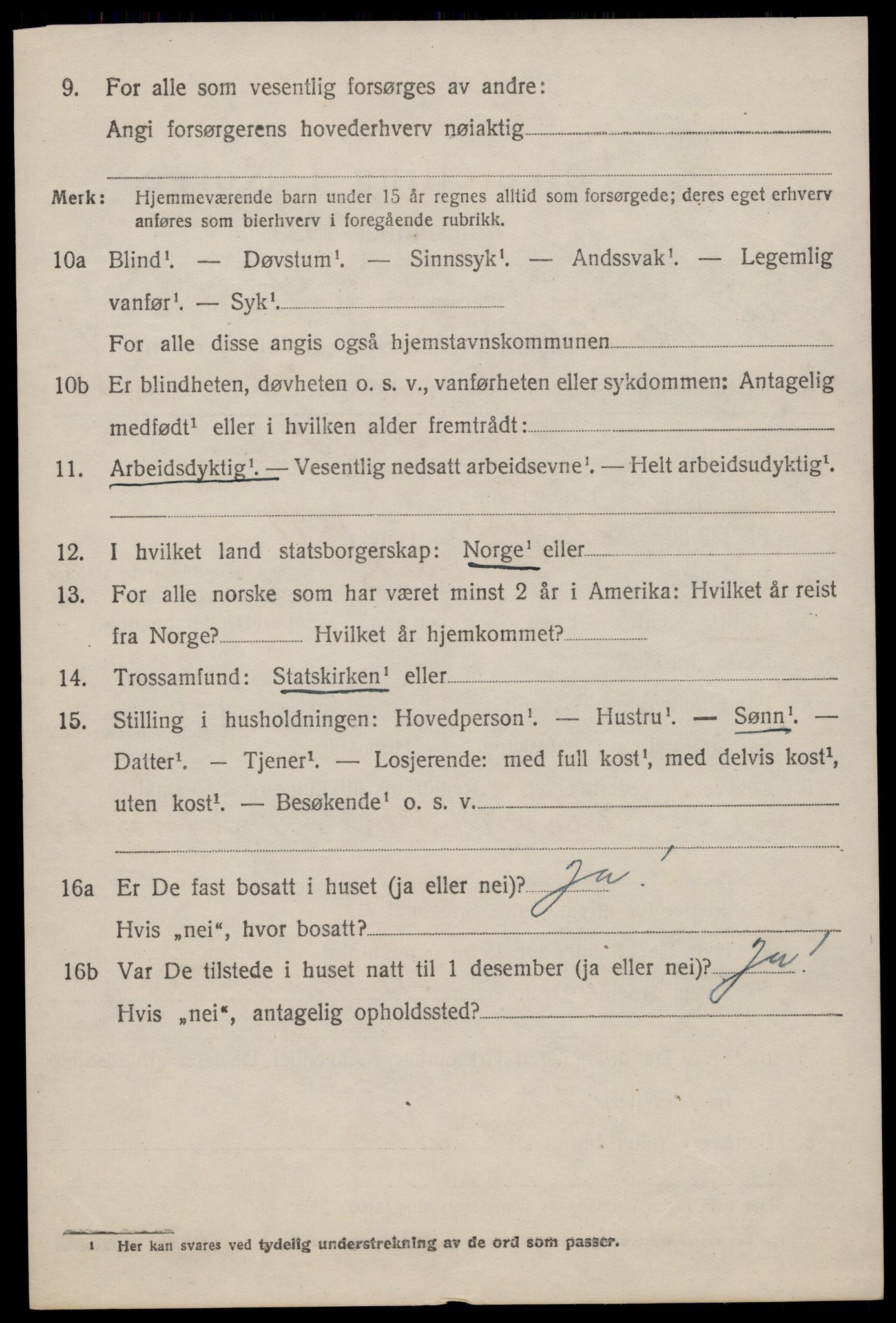 SAST, 1920 census for Hetland, 1920, p. 6266