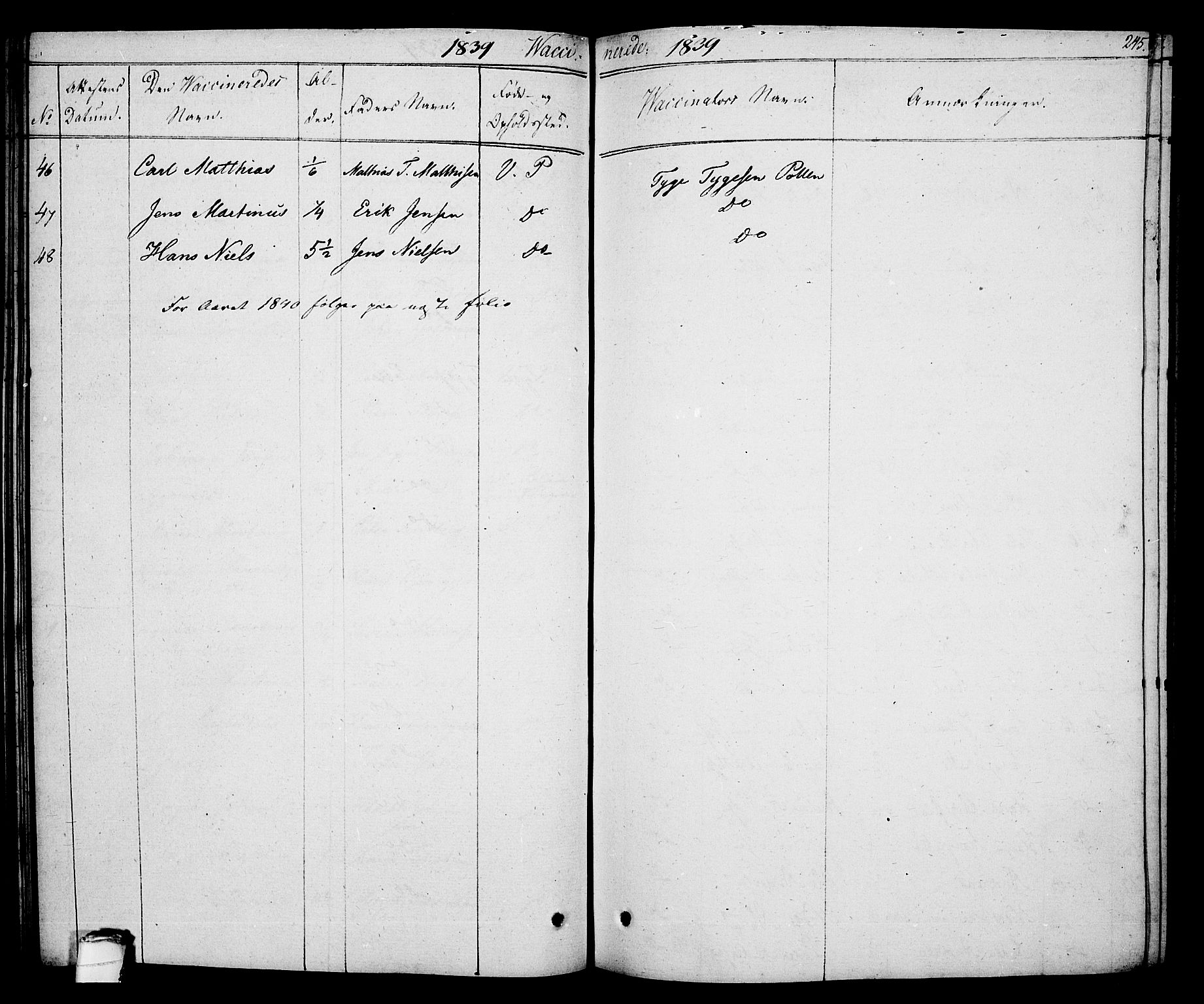Porsgrunn kirkebøker , SAKO/A-104/F/Fa/L0005: Parish register (official) no. 5, 1828-1840, p. 245
