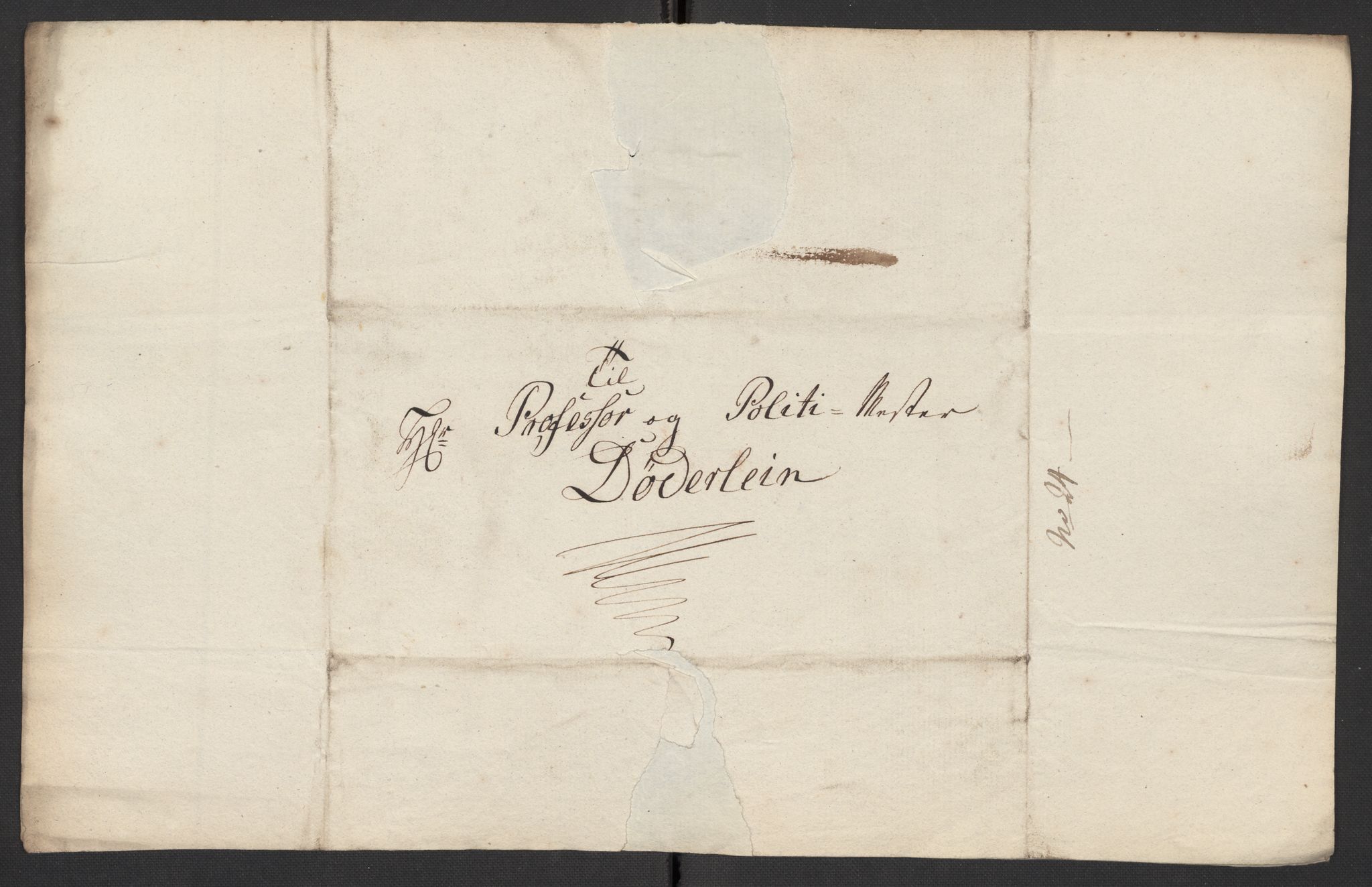 Oslo politidistrikt, AV/SAO-A-10085/D/Da/L0003: Innkomne brev, pro memoria m.v., 1781, p. 153