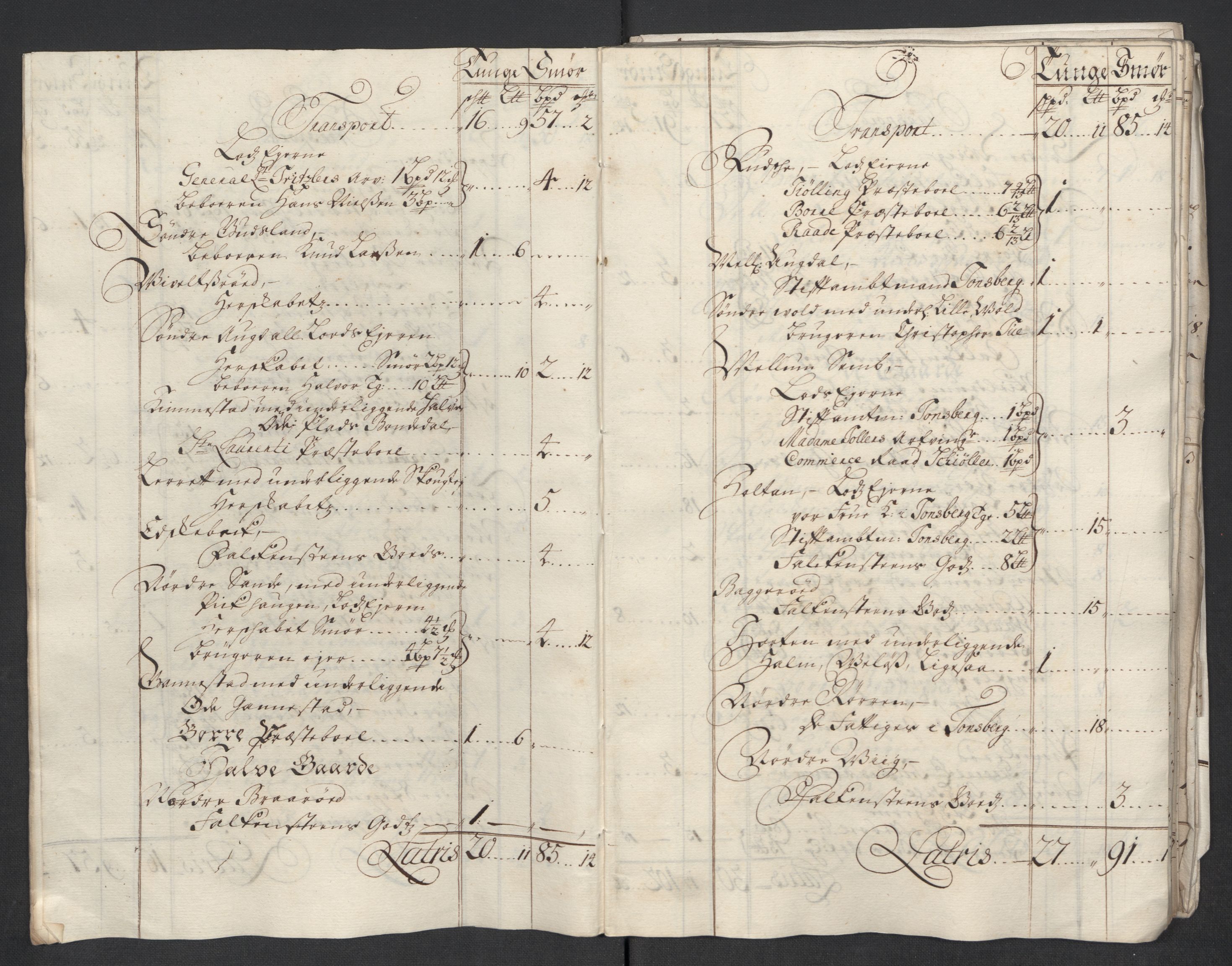Rentekammeret inntil 1814, Reviderte regnskaper, Fogderegnskap, AV/RA-EA-4092/R32/L1882: Fogderegnskap Jarlsberg grevskap, 1718, p. 42