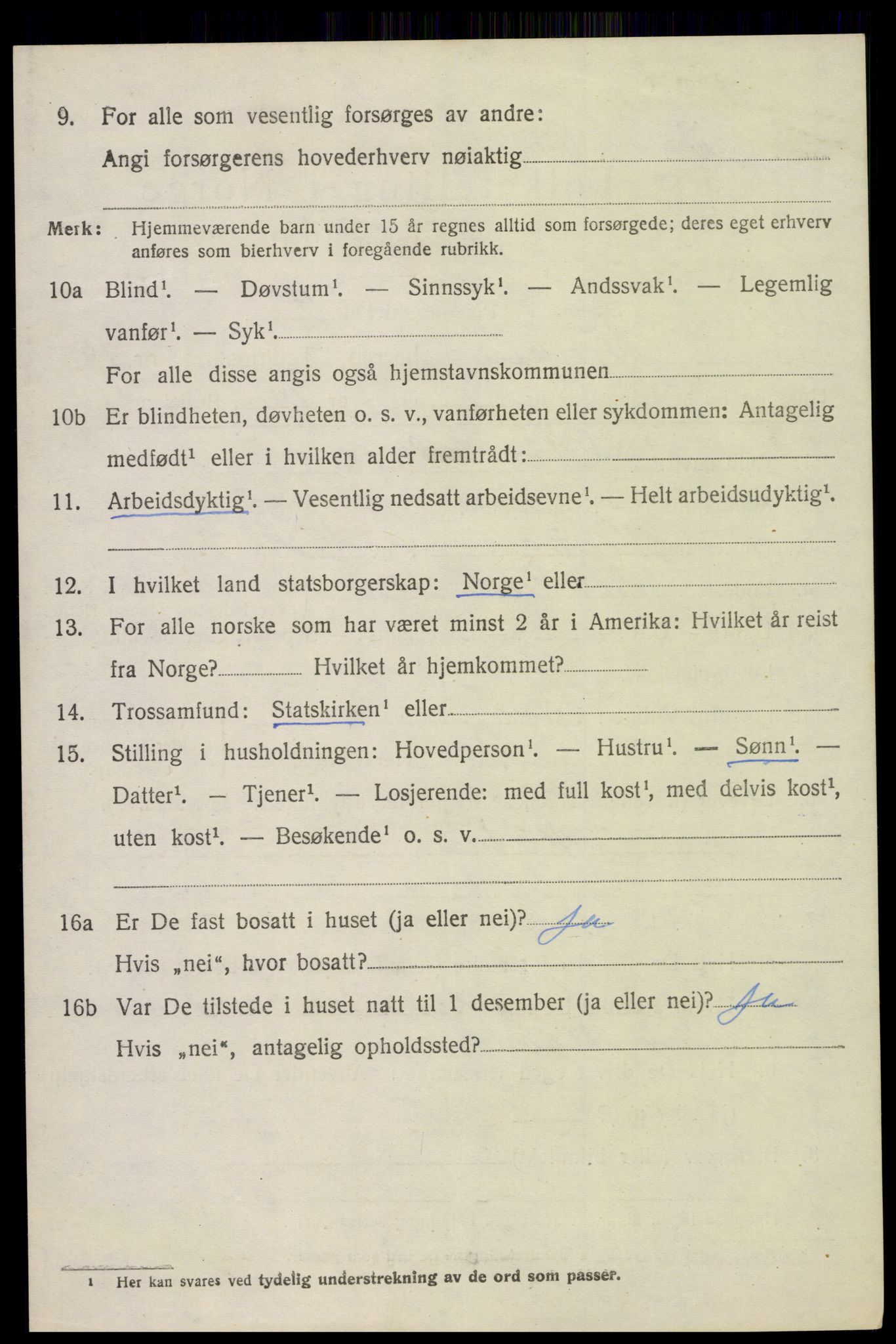SAKO, 1920 census for Gjerpen, 1920, p. 17815