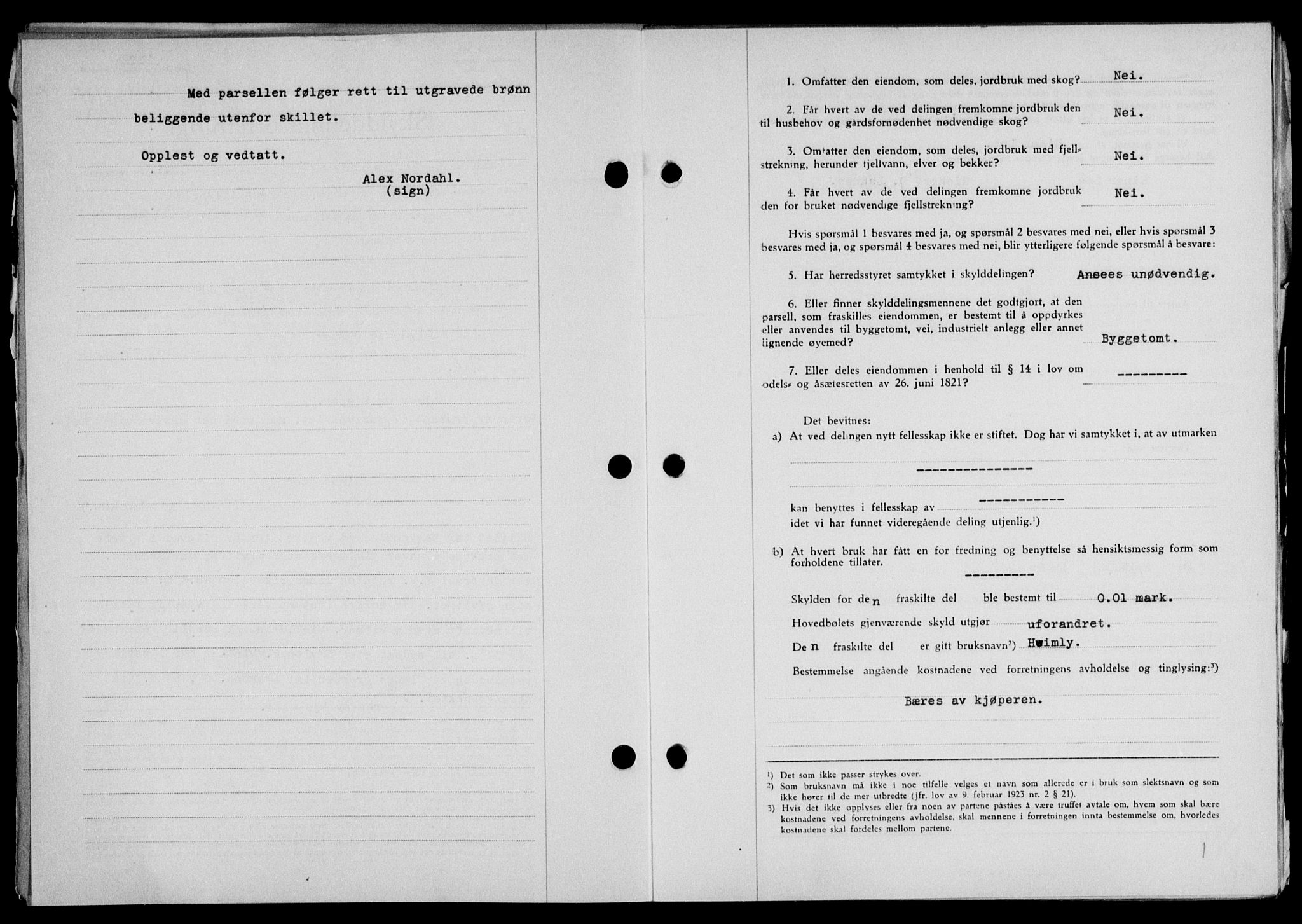 Lofoten sorenskriveri, SAT/A-0017/1/2/2C/L0015a: Mortgage book no. 15a, 1946-1947, Diary no: : 1782/1946