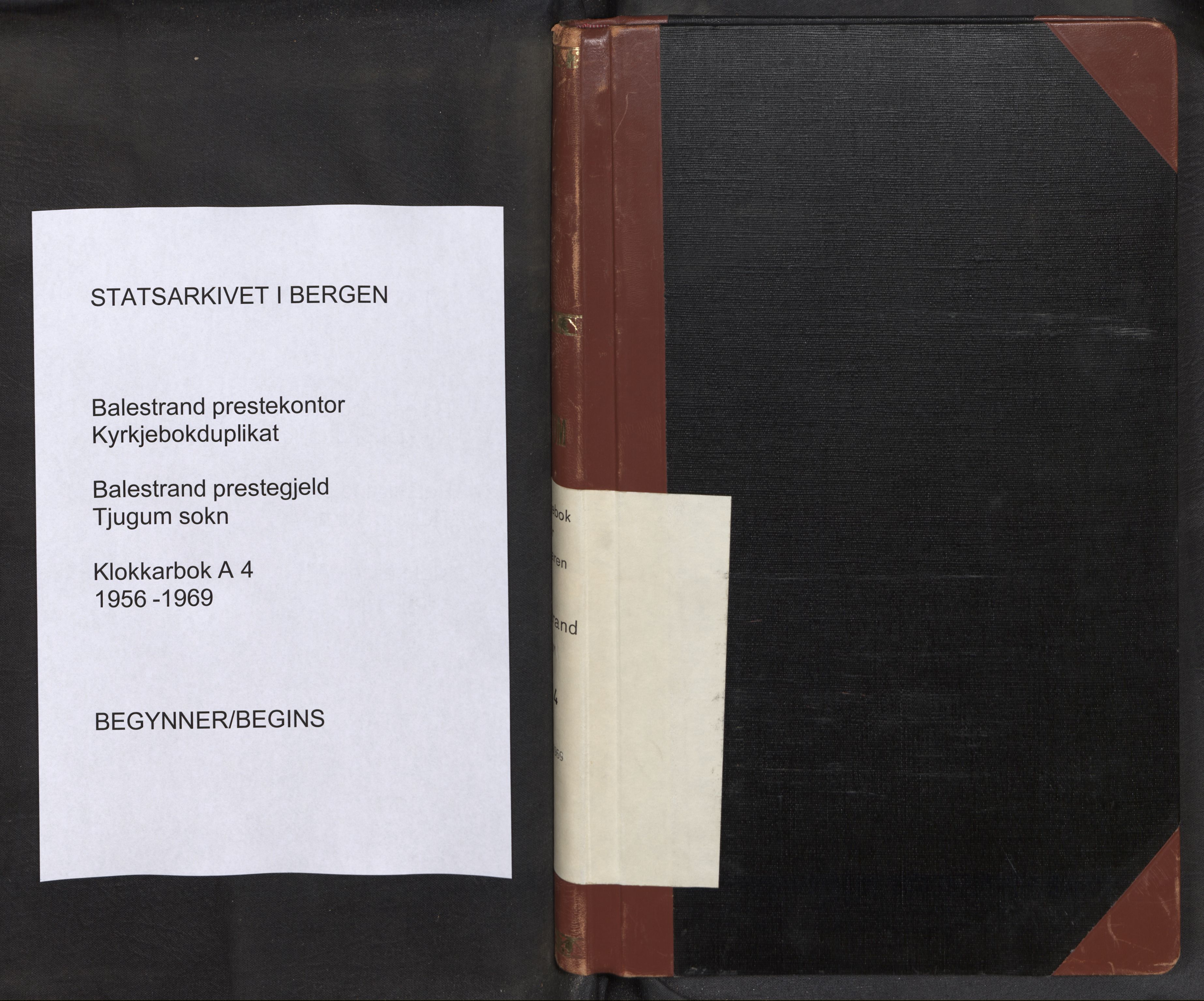 Balestrand sokneprestembete, SAB/A-79601/H/Hab/Haba/L0004: Parish register (copy) no. A 4, 1956-1969
