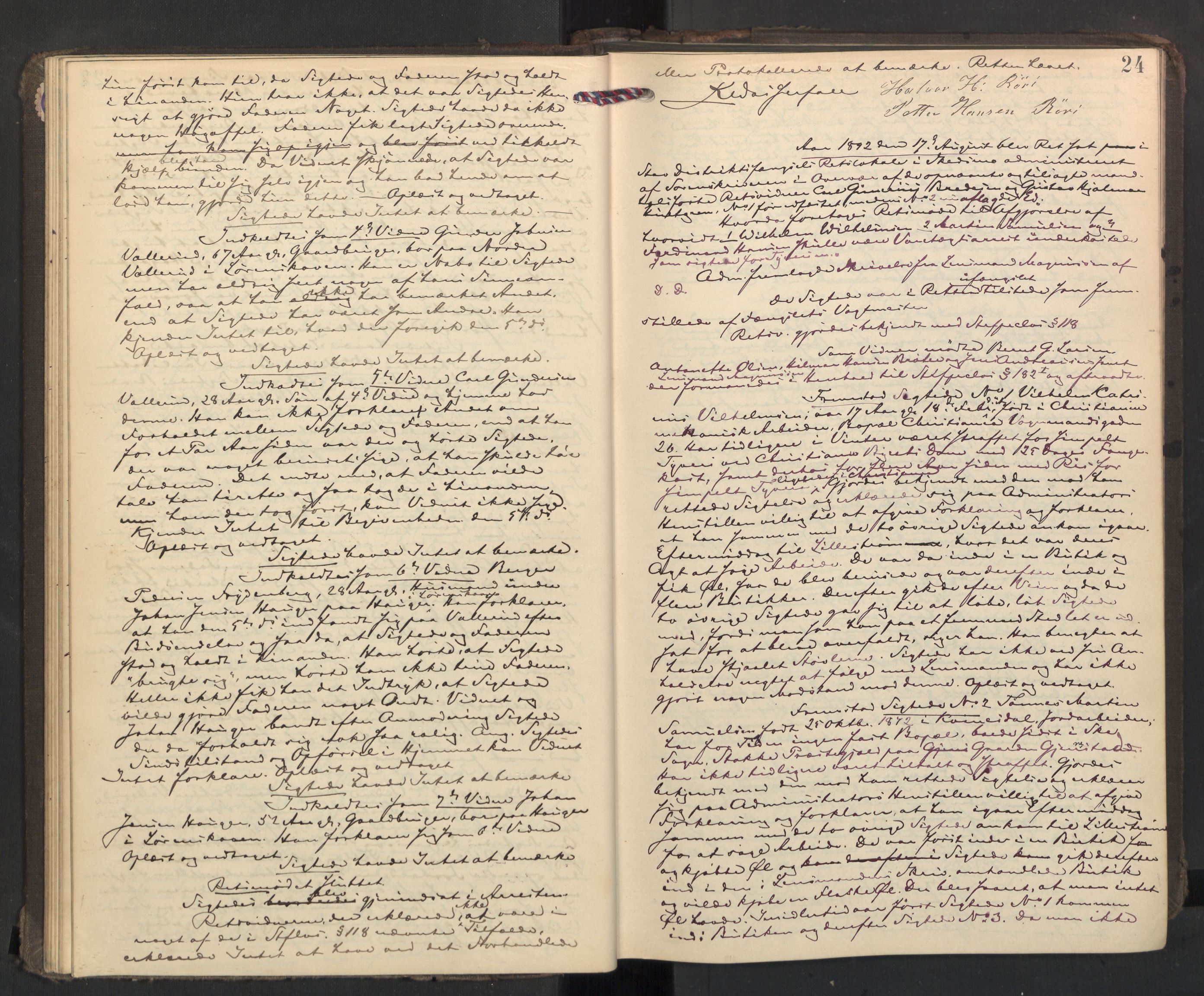 Nedre Romerike sorenskriveri, AV/SAO-A-10469/F/Fc/L0038: Ekstrarettsprotokoll, 1892-1896, p. 23b-24a