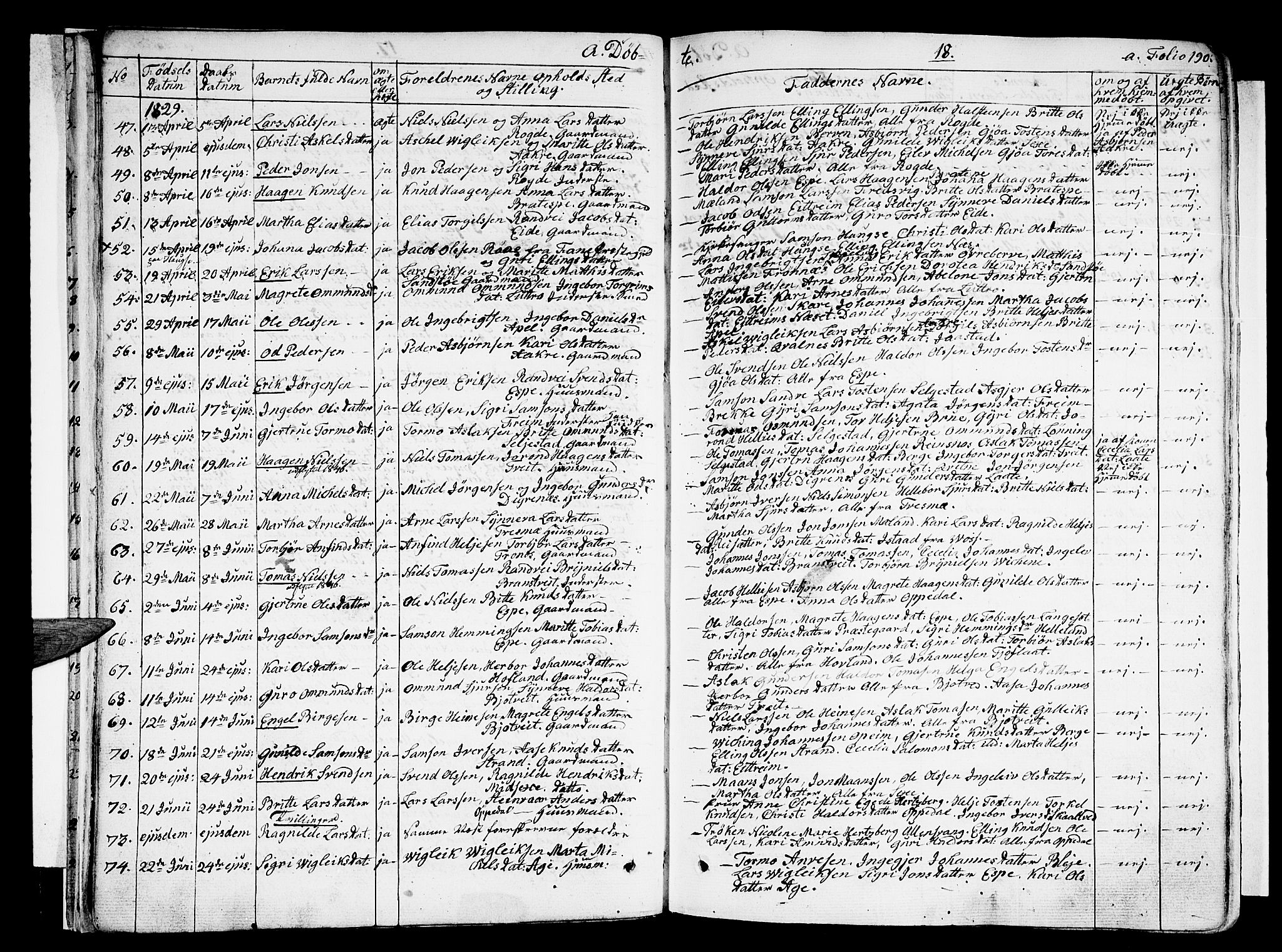 Ullensvang sokneprestembete, AV/SAB-A-78701/H/Haa: Parish register (official) no. A 10, 1825-1853, p. 18