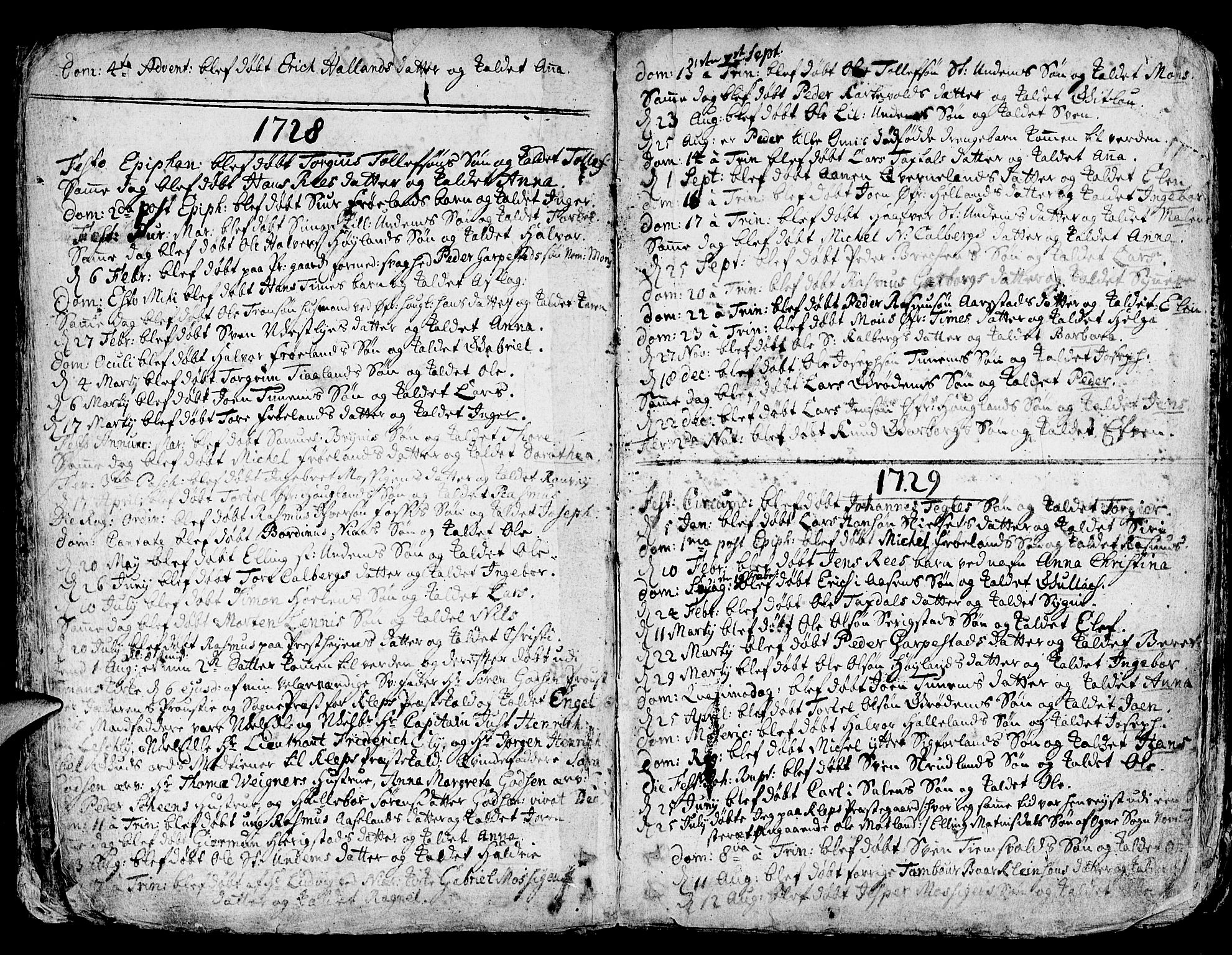 Lye sokneprestkontor, AV/SAST-A-101794/001/30BA/L0001: Parish register (official) no. A 1 /1, 1725-1800