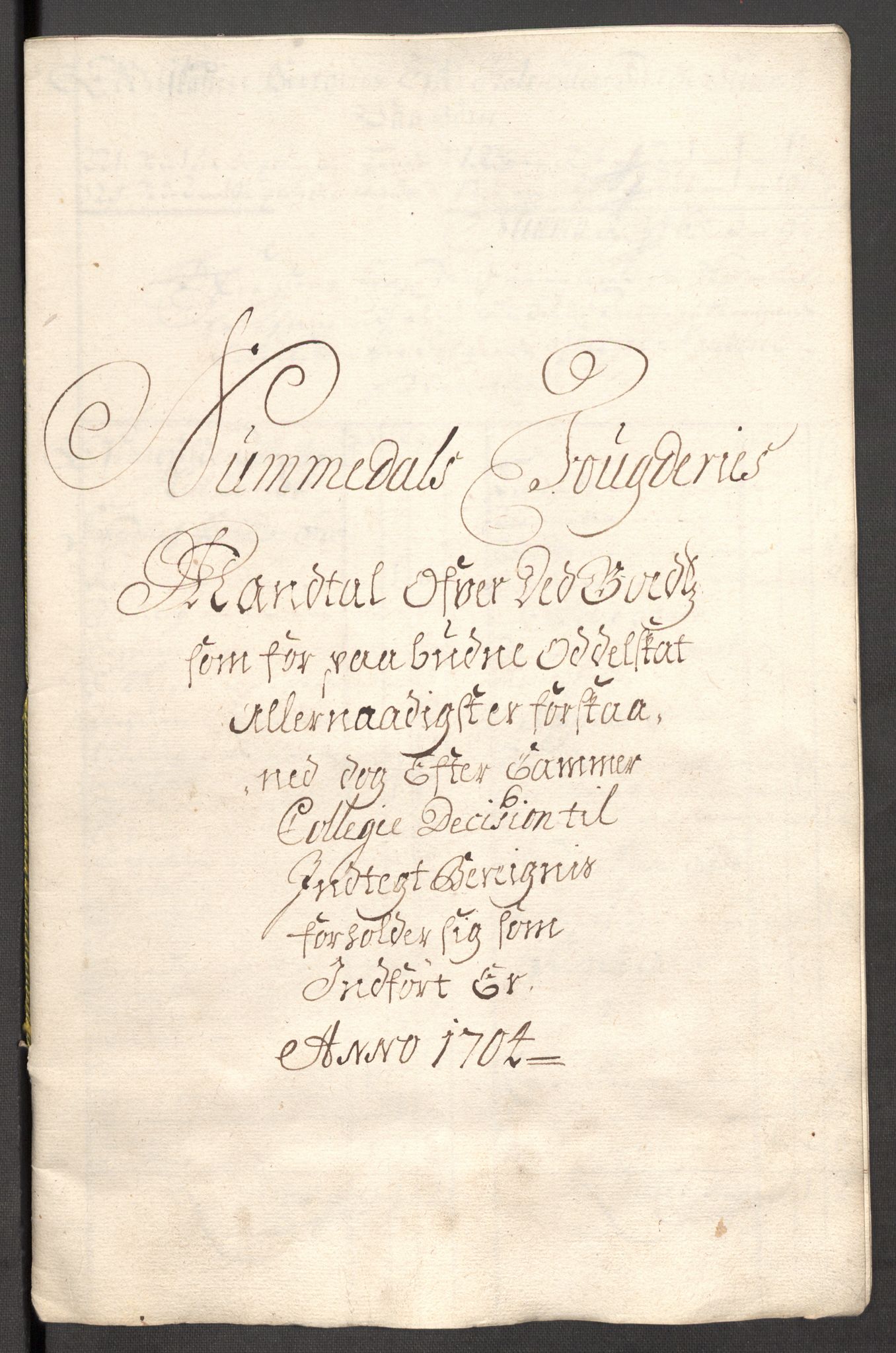 Rentekammeret inntil 1814, Reviderte regnskaper, Fogderegnskap, AV/RA-EA-4092/R64/L4428: Fogderegnskap Namdal, 1703-1704, p. 396