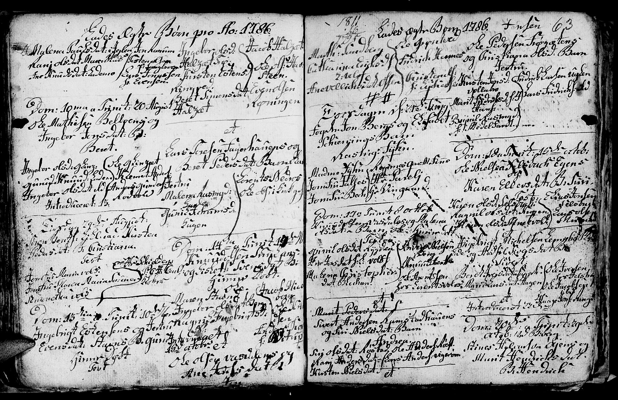 Ministerialprotokoller, klokkerbøker og fødselsregistre - Sør-Trøndelag, AV/SAT-A-1456/606/L0305: Parish register (copy) no. 606C01, 1757-1819, p. 63