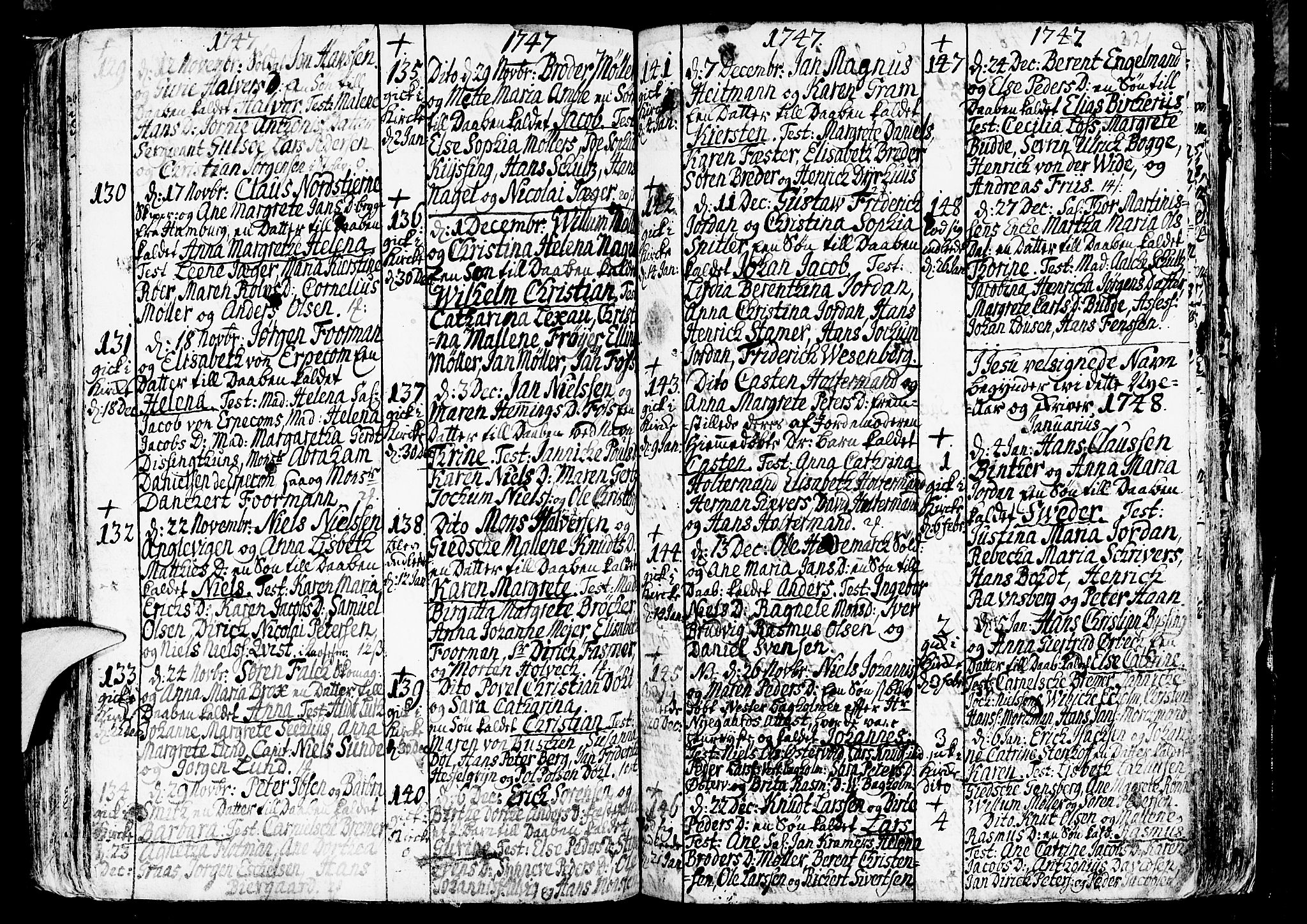 Nykirken Sokneprestembete, SAB/A-77101/H/Haa/L0003: Parish register (official) no. A 3, 1717-1764, p. 221