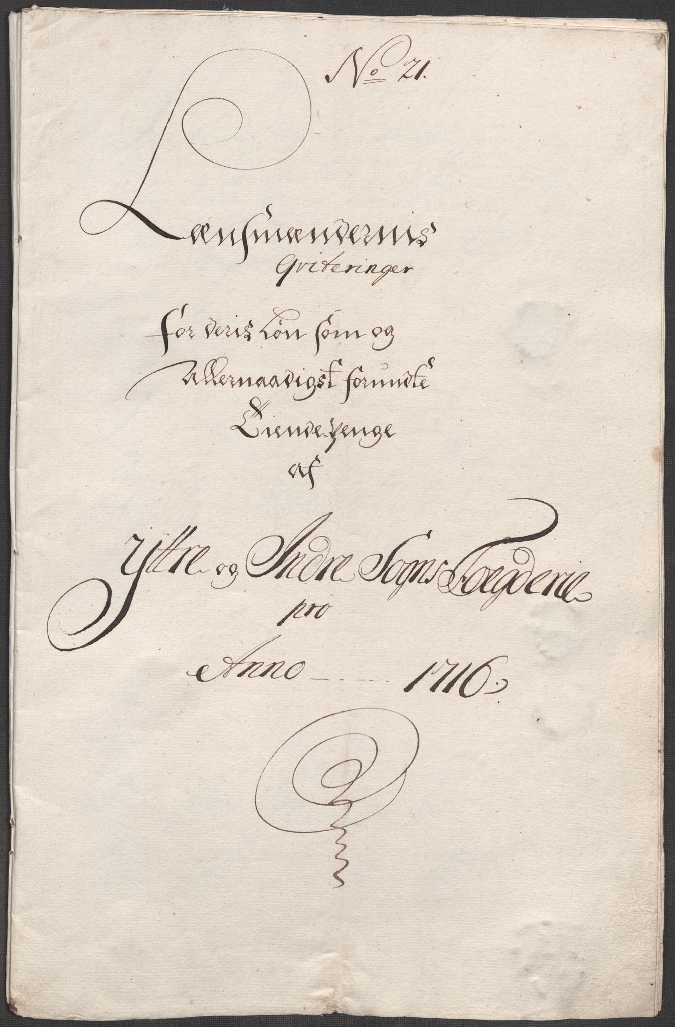 Rentekammeret inntil 1814, Reviderte regnskaper, Fogderegnskap, RA/EA-4092/R52/L3320: Fogderegnskap Sogn, 1715-1716, p. 483