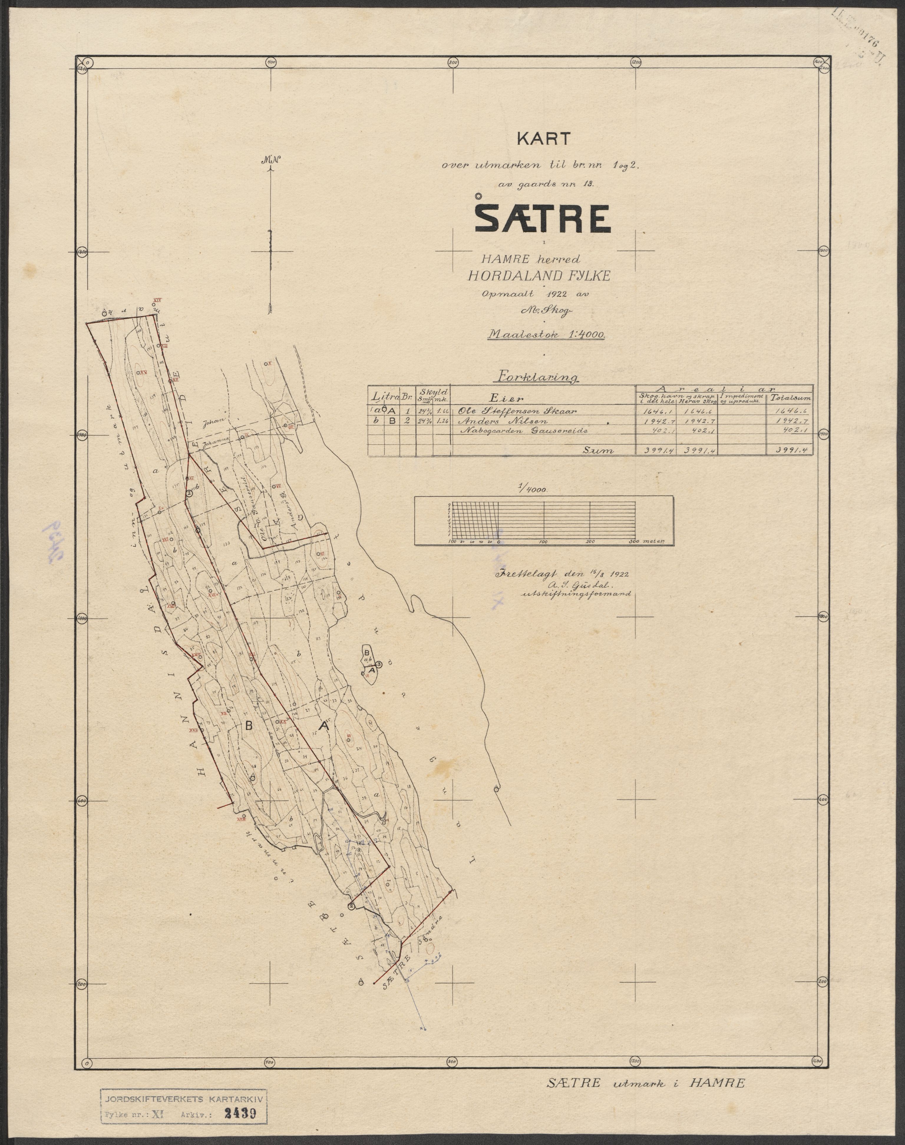 Jordskifteverkets kartarkiv, AV/RA-S-3929/T, 1859-1988, p. 2738