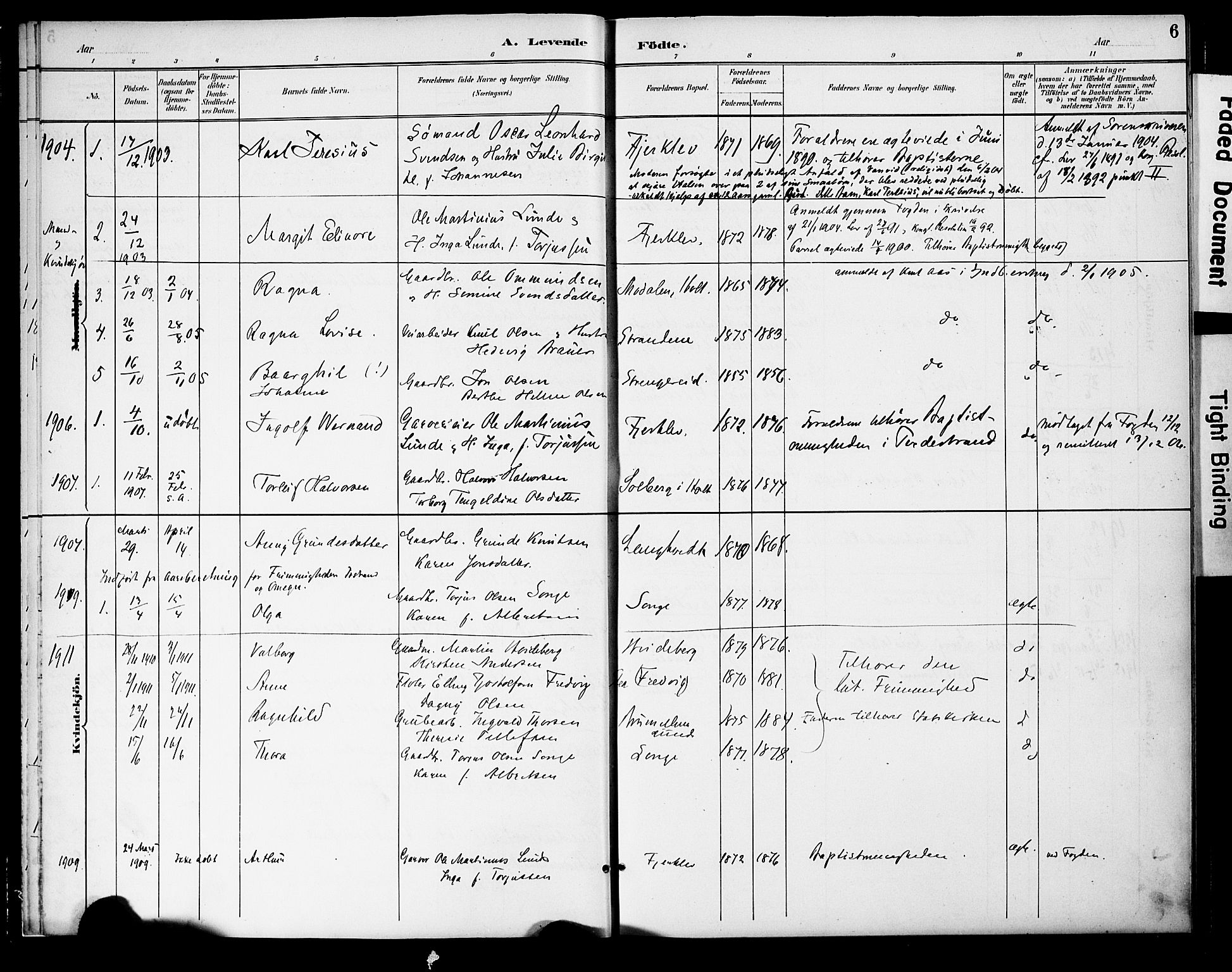 Holt sokneprestkontor, SAK/1111-0021/F/Fa/L0011: Parish register (official) no. A 11, 1880-1931, p. 7