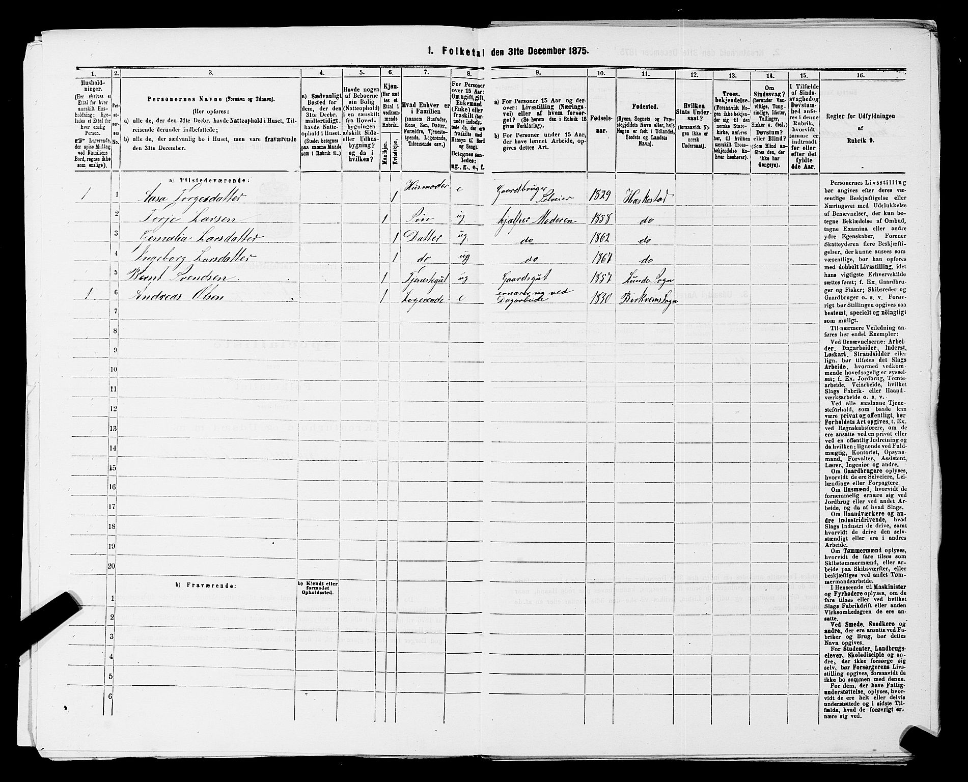 SAST, 1875 census for 1112P Lund, 1875, p. 589