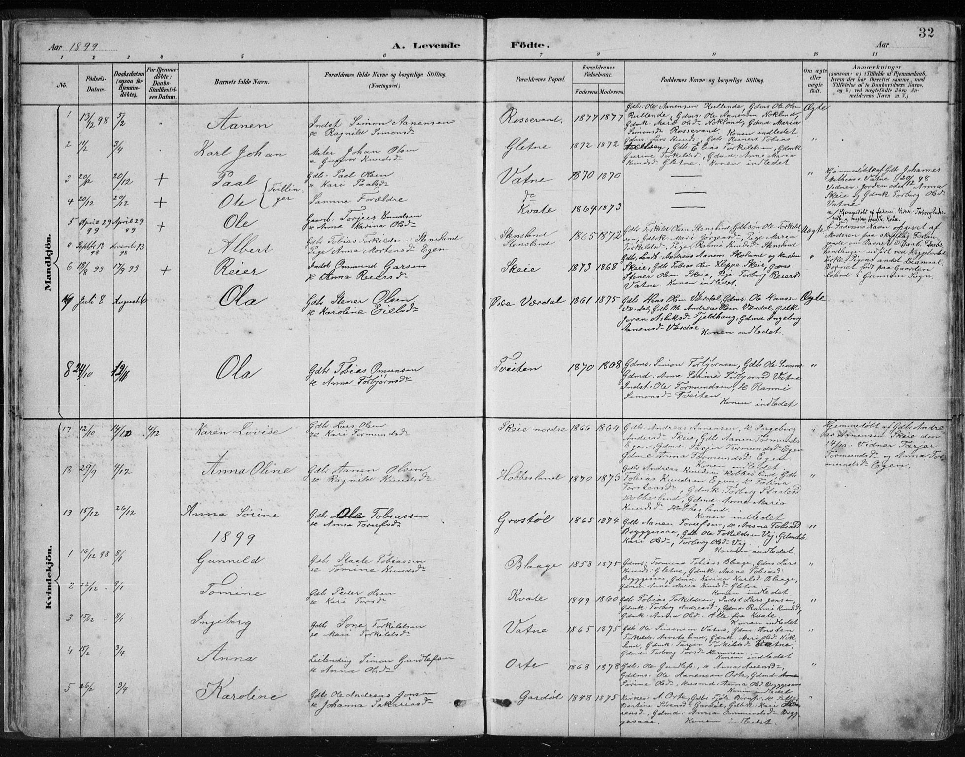 Hægebostad sokneprestkontor, AV/SAK-1111-0024/F/Fb/Fbb/L0003: Parish register (copy) no. B 3, 1887-1937, p. 33