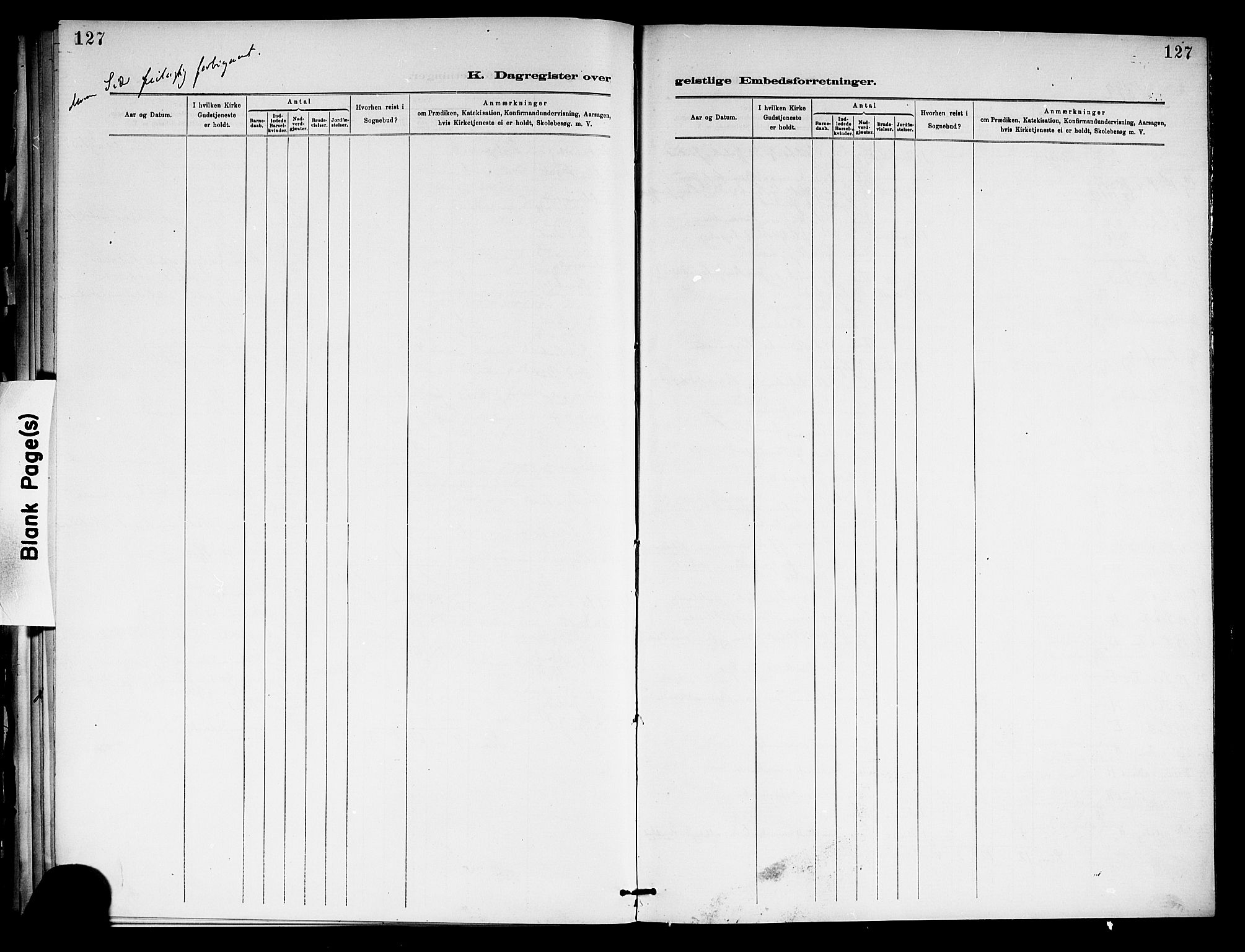 Holla kirkebøker, SAKO/A-272/F/Fa/L0009: Parish register (official) no. 9, 1881-1897, p. 127
