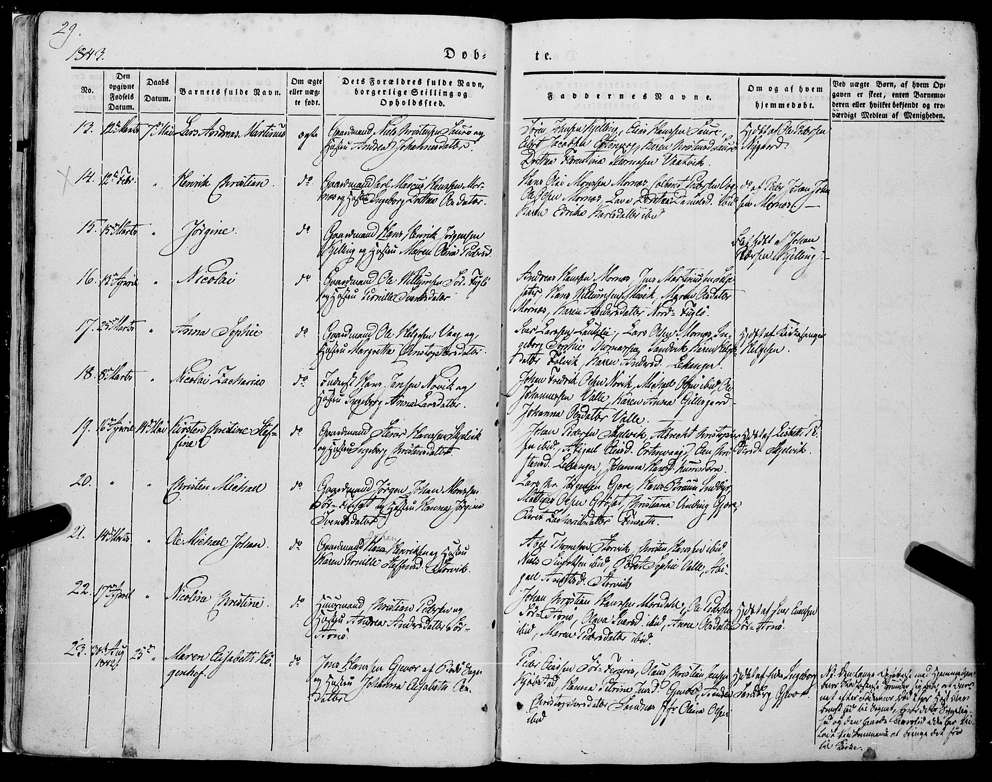 Ministerialprotokoller, klokkerbøker og fødselsregistre - Nordland, SAT/A-1459/805/L0097: Parish register (official) no. 805A04, 1837-1861, p. 29