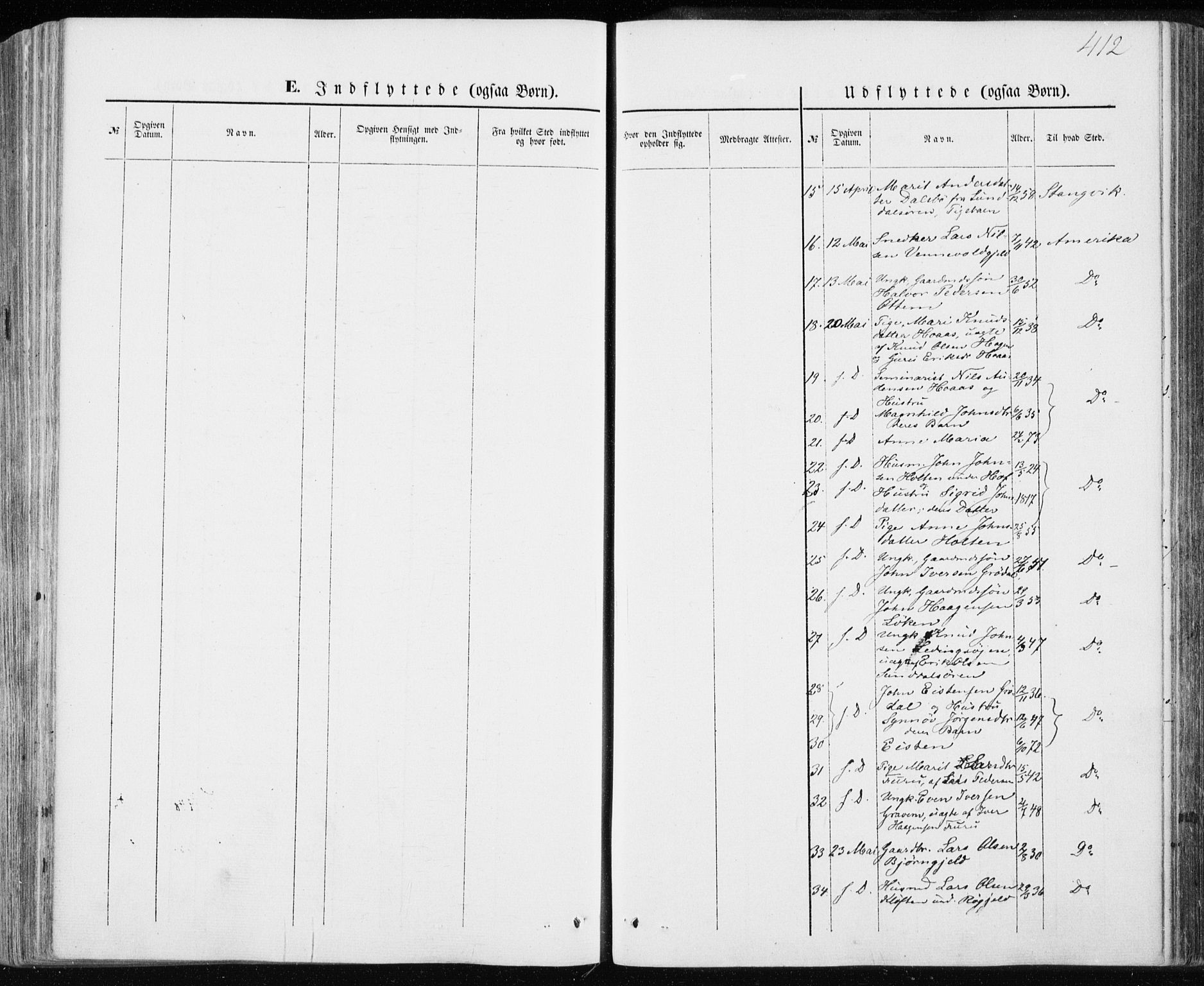Ministerialprotokoller, klokkerbøker og fødselsregistre - Møre og Romsdal, SAT/A-1454/590/L1013: Parish register (official) no. 590A05, 1847-1877, p. 412