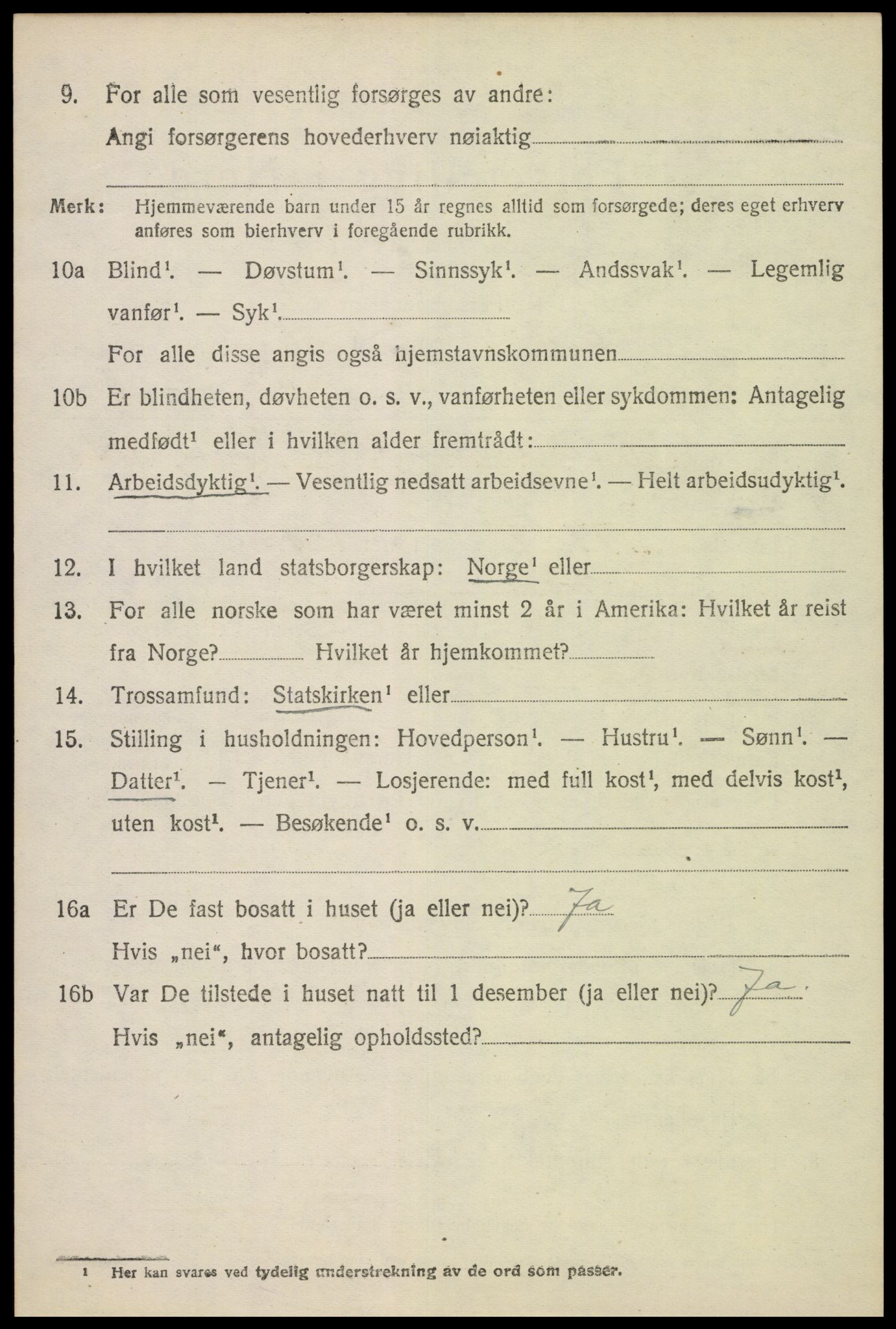 SAH, 1920 census for Løten, 1920, p. 7312