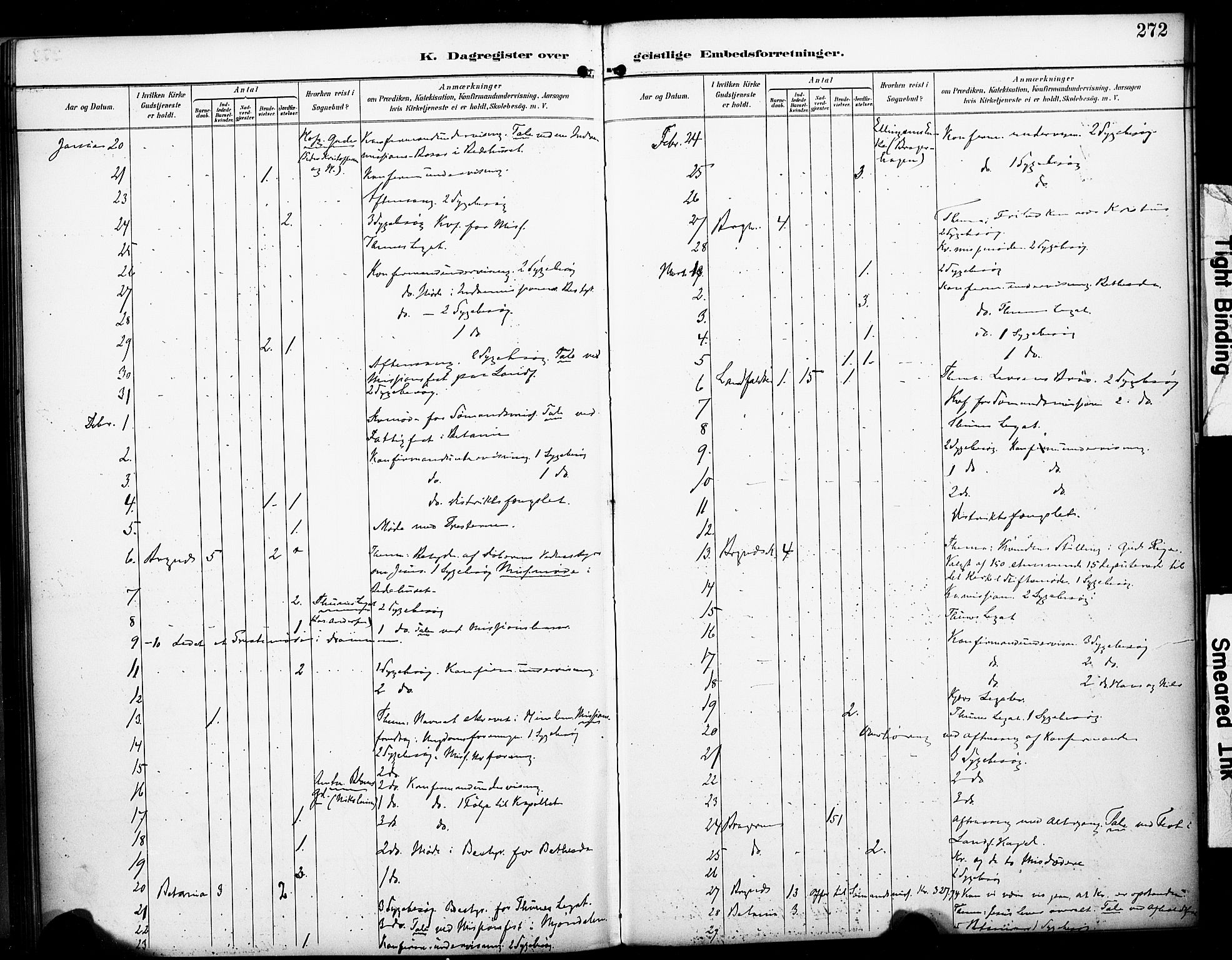 Bragernes kirkebøker, AV/SAKO-A-6/F/Fc/L0006: Parish register (official) no. III 6, 1888-1899, p. 272