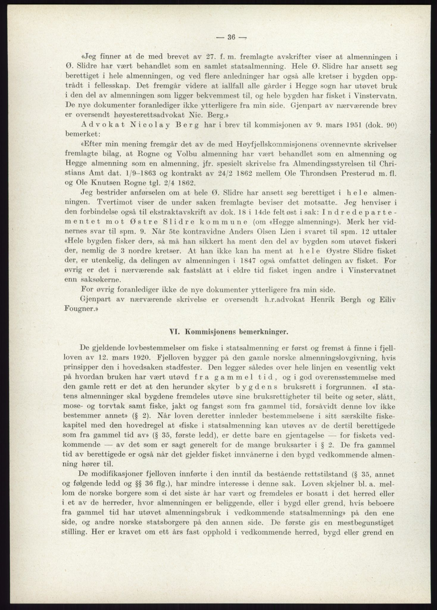 Høyfjellskommisjonen, AV/RA-S-1546/X/Xa/L0001: Nr. 1-33, 1909-1953, p. 6005