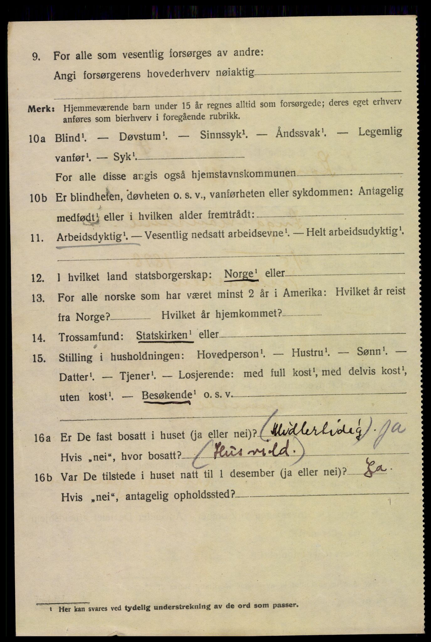 SAH, 1920 census for Kongsvinger, 1920, p. 3332