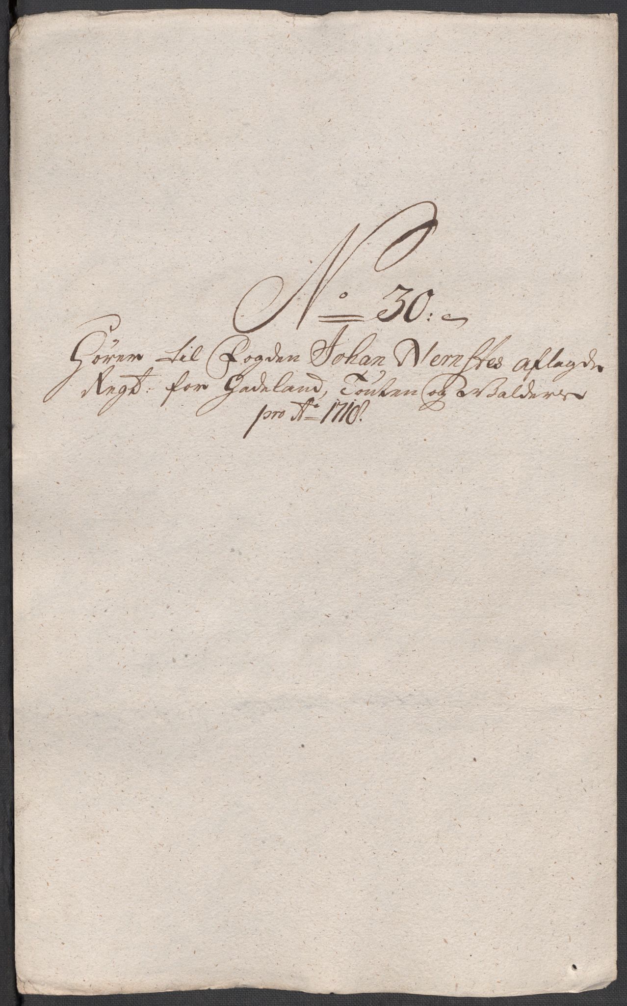 Rentekammeret inntil 1814, Reviderte regnskaper, Fogderegnskap, AV/RA-EA-4092/R18/L1320: Fogderegnskap Hadeland, Toten og Valdres, 1718, p. 195