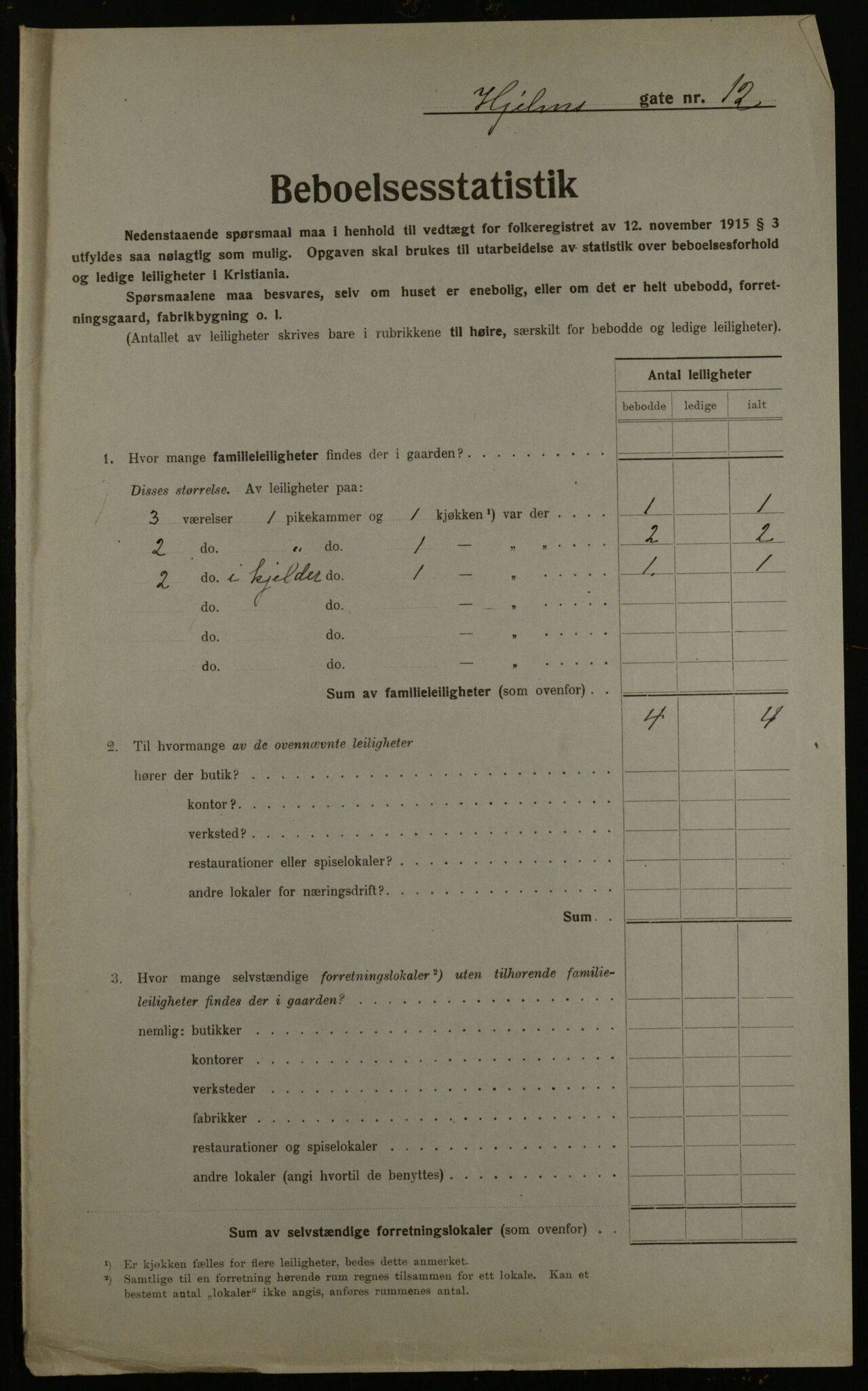 OBA, Municipal Census 1923 for Kristiania, 1923, p. 45080