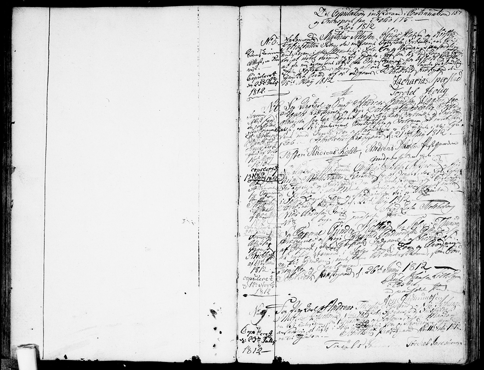 Skiptvet prestekontor Kirkebøker, SAO/A-20009/F/Fa/L0004: Parish register (official) no. 4, 1794-1814, p. 157