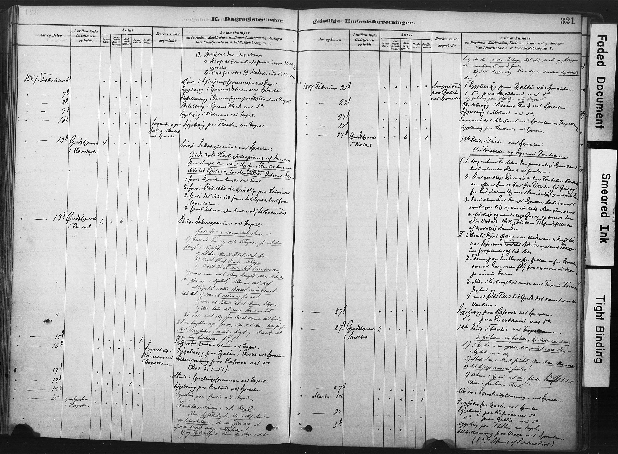 Andebu kirkebøker, AV/SAKO-A-336/F/Fa/L0007: Parish register (official) no. 7, 1878-1899, p. 321