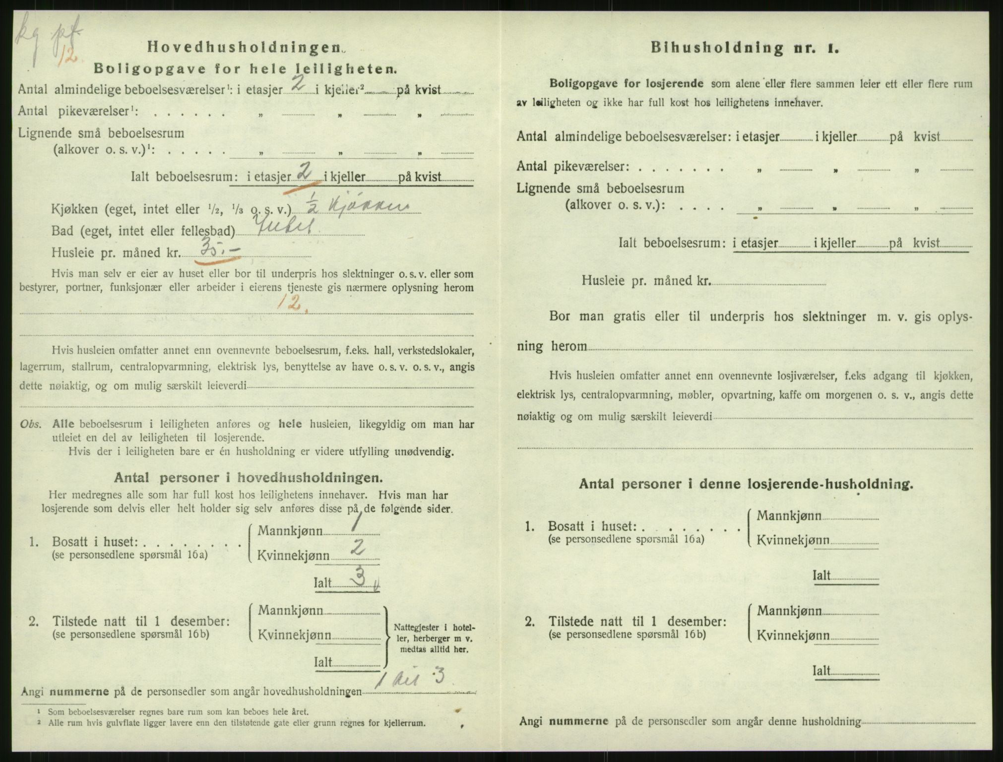 SAT, 1920 census for Levanger town, 1920, p. 909