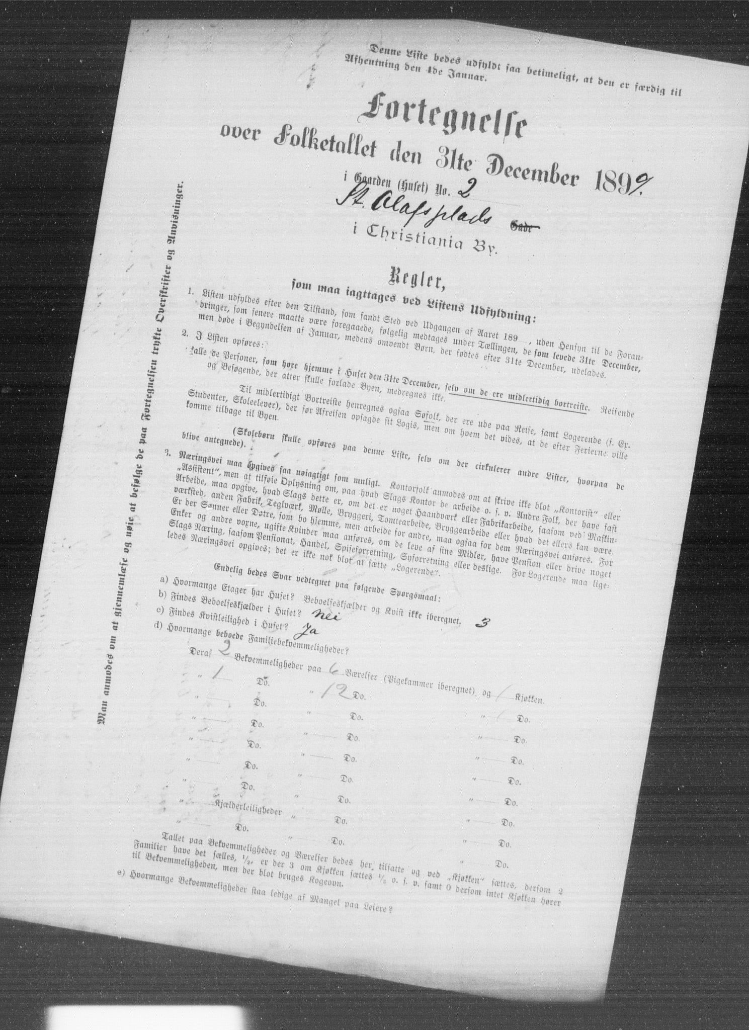 OBA, Municipal Census 1899 for Kristiania, 1899, p. 11678