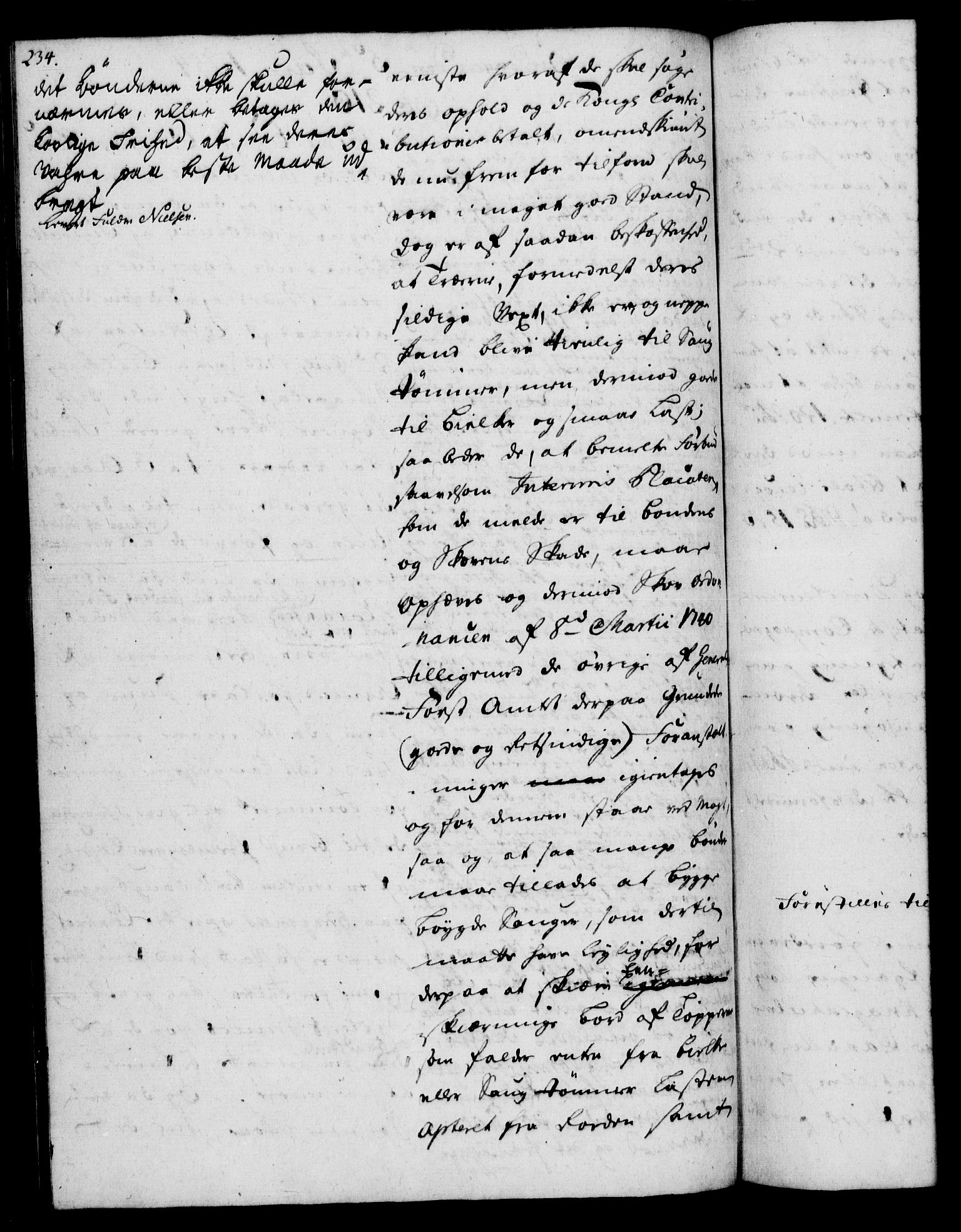 Rentekammeret, Kammerkanselliet, AV/RA-EA-3111/G/Gh/Gha/L0032: Norsk ekstraktmemorialprotokoll (merket RK 53.77), 1753-1755, p. 234