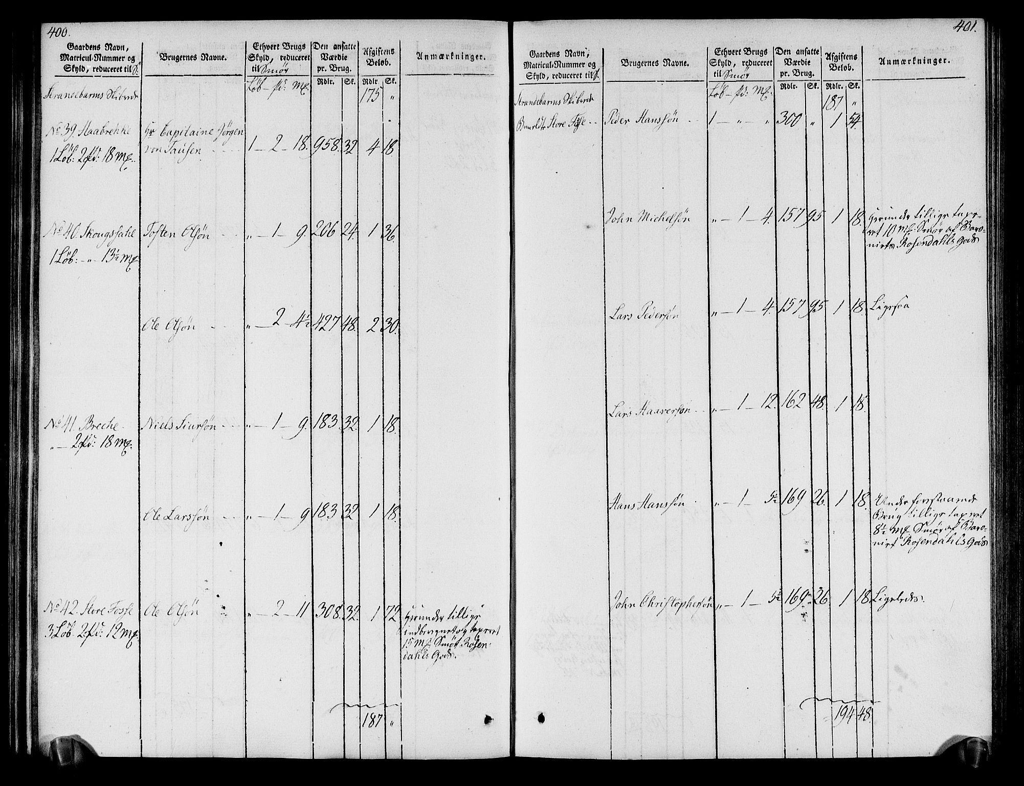 Rentekammeret inntil 1814, Realistisk ordnet avdeling, AV/RA-EA-4070/N/Ne/Nea/L0109: Sunnhordland og Hardanger fogderi. Oppebørselsregister, 1803-1804, p. 204