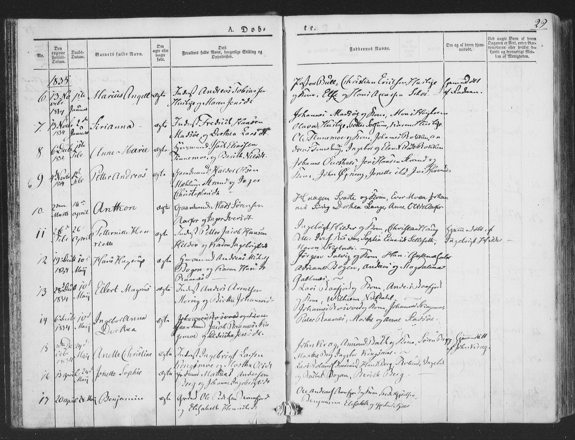 Ministerialprotokoller, klokkerbøker og fødselsregistre - Nord-Trøndelag, SAT/A-1458/780/L0639: Parish register (official) no. 780A04, 1830-1844, p. 29
