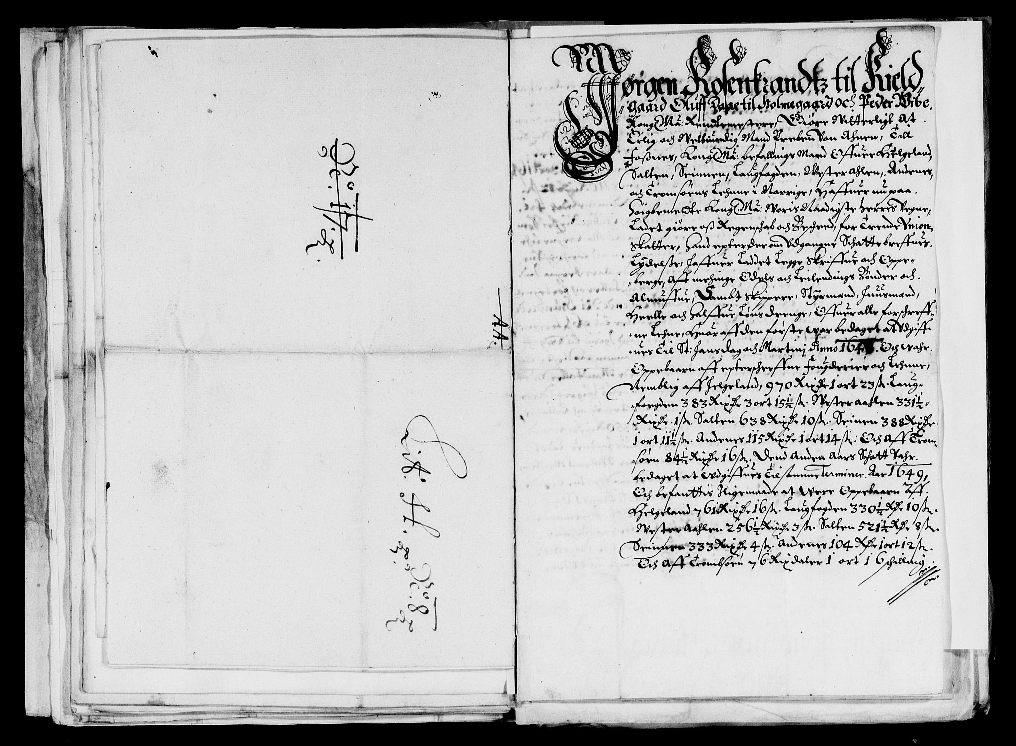 Rentekammeret inntil 1814, Reviderte regnskaper, Lensregnskaper, RA/EA-5023/R/Rb/Rbz/L0038: Nordlandenes len, 1646-1661