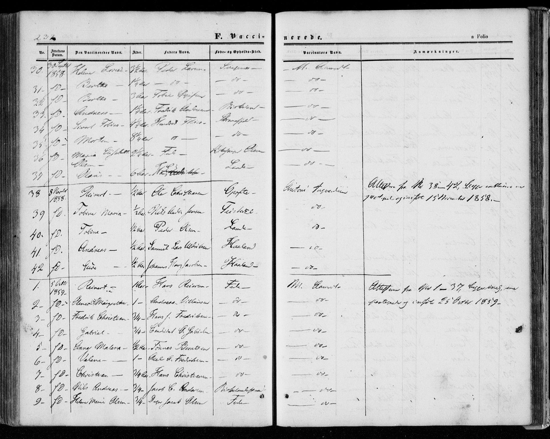 Kvinesdal sokneprestkontor, AV/SAK-1111-0026/F/Fa/Faa/L0002: Parish register (official) no. A 2, 1850-1876, p. 237