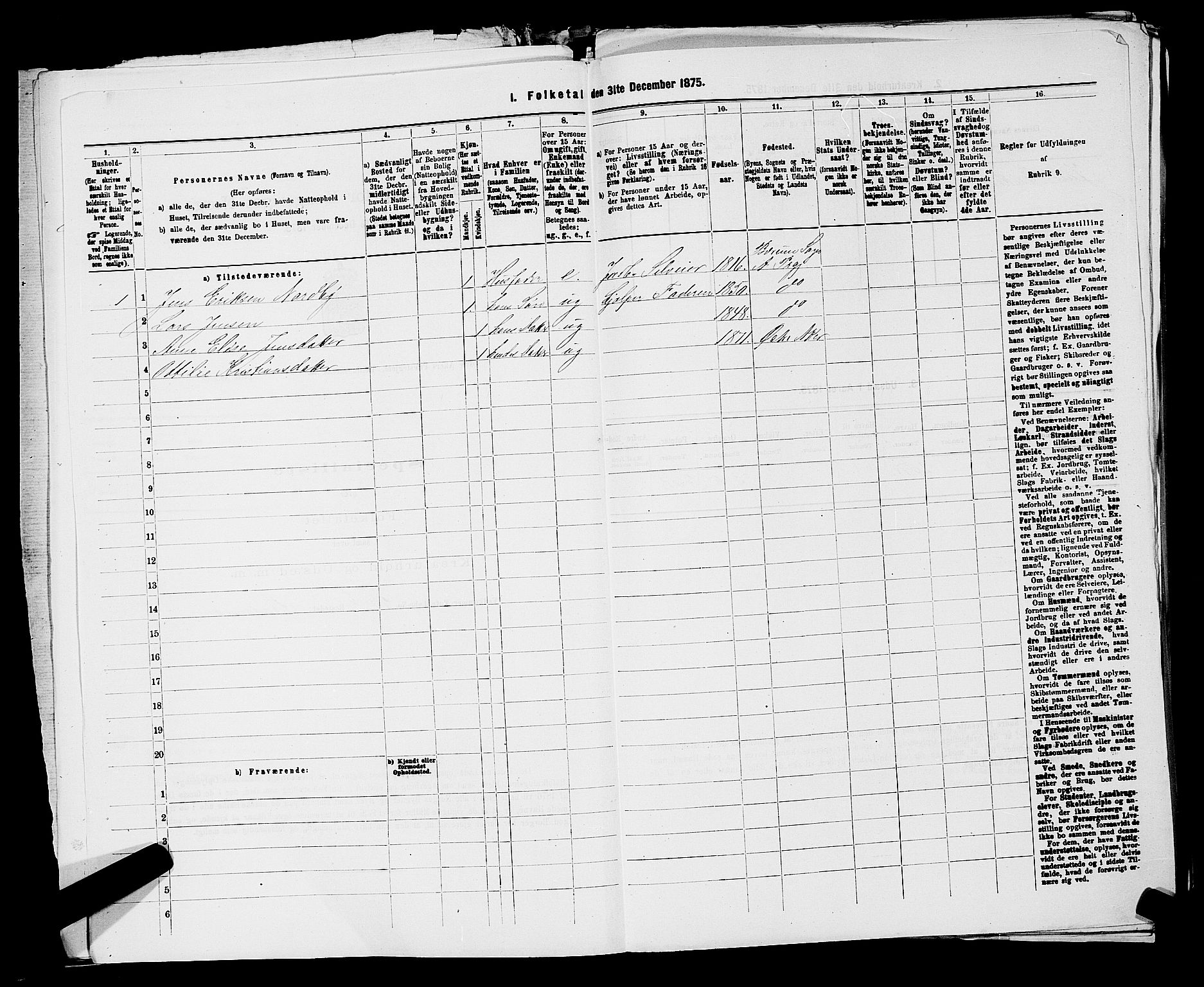 RA, 1875 census for 0218bP Østre Aker, 1875, p. 3563