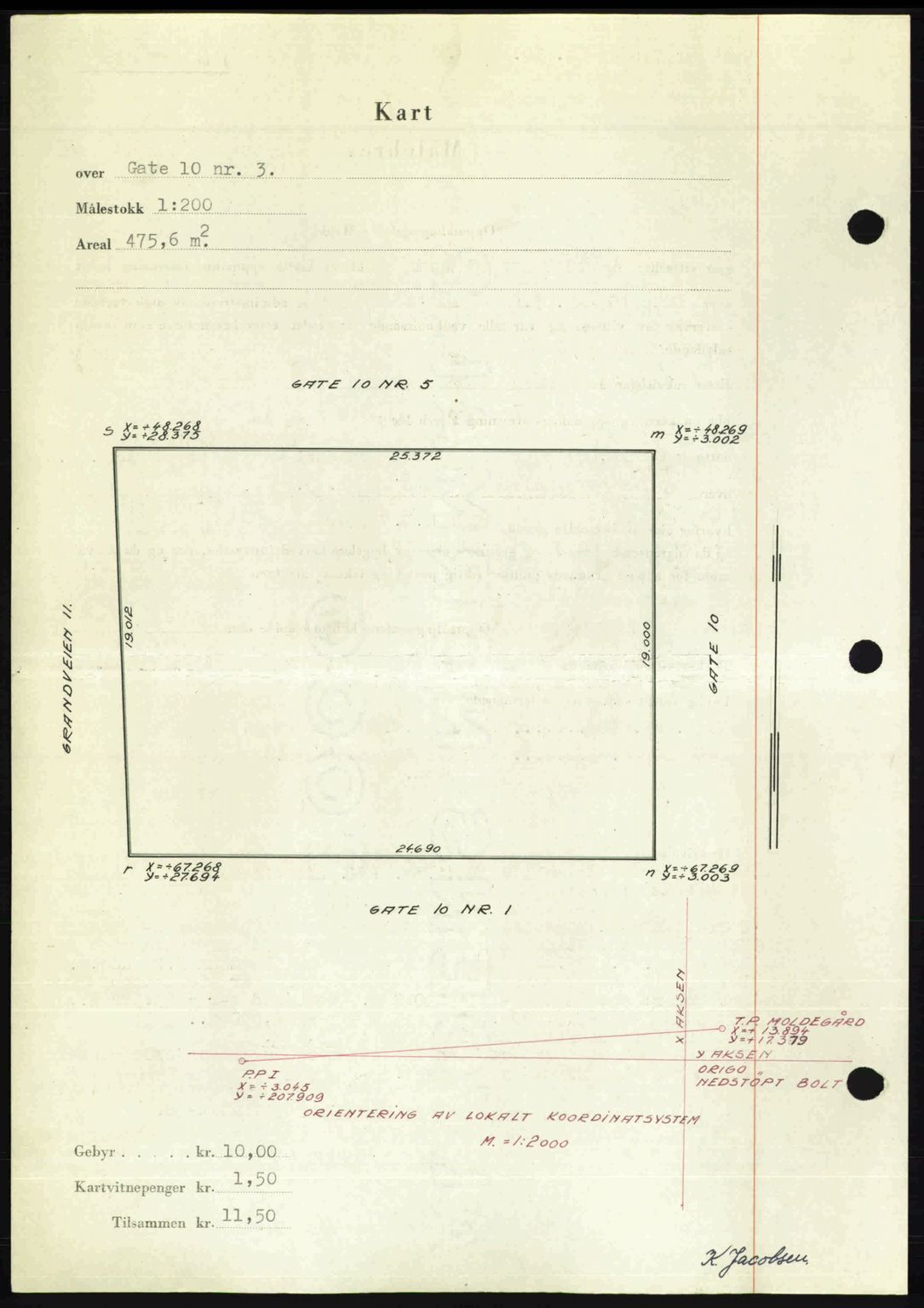 Romsdal sorenskriveri, AV/SAT-A-4149/1/2/2C: Mortgage book no. A32, 1950-1950, Diary no: : 795/1950