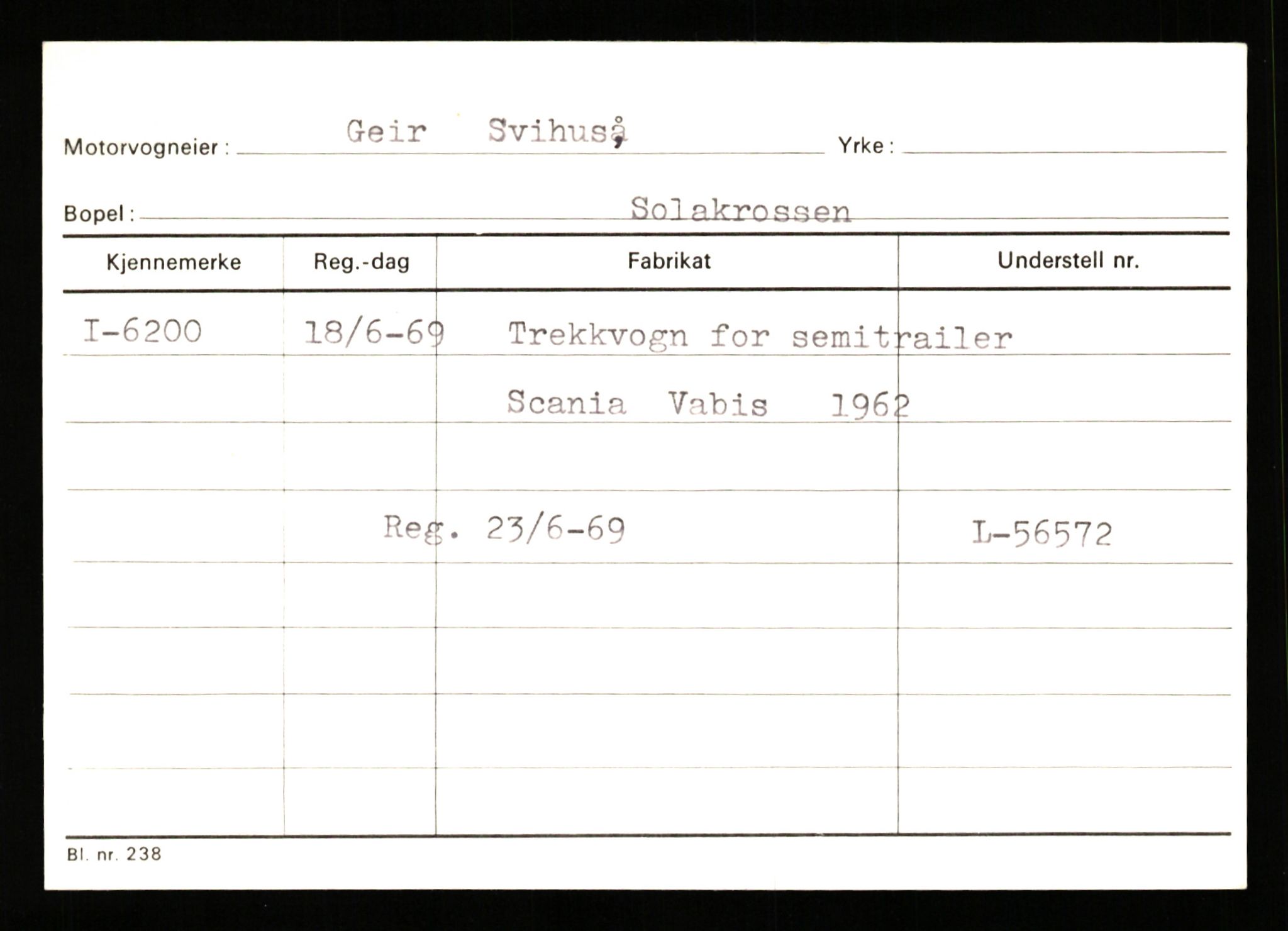 Stavanger trafikkstasjon, AV/SAST-A-101942/0/G/L0002: Registreringsnummer: 5791 - 10405, 1930-1971, p. 173