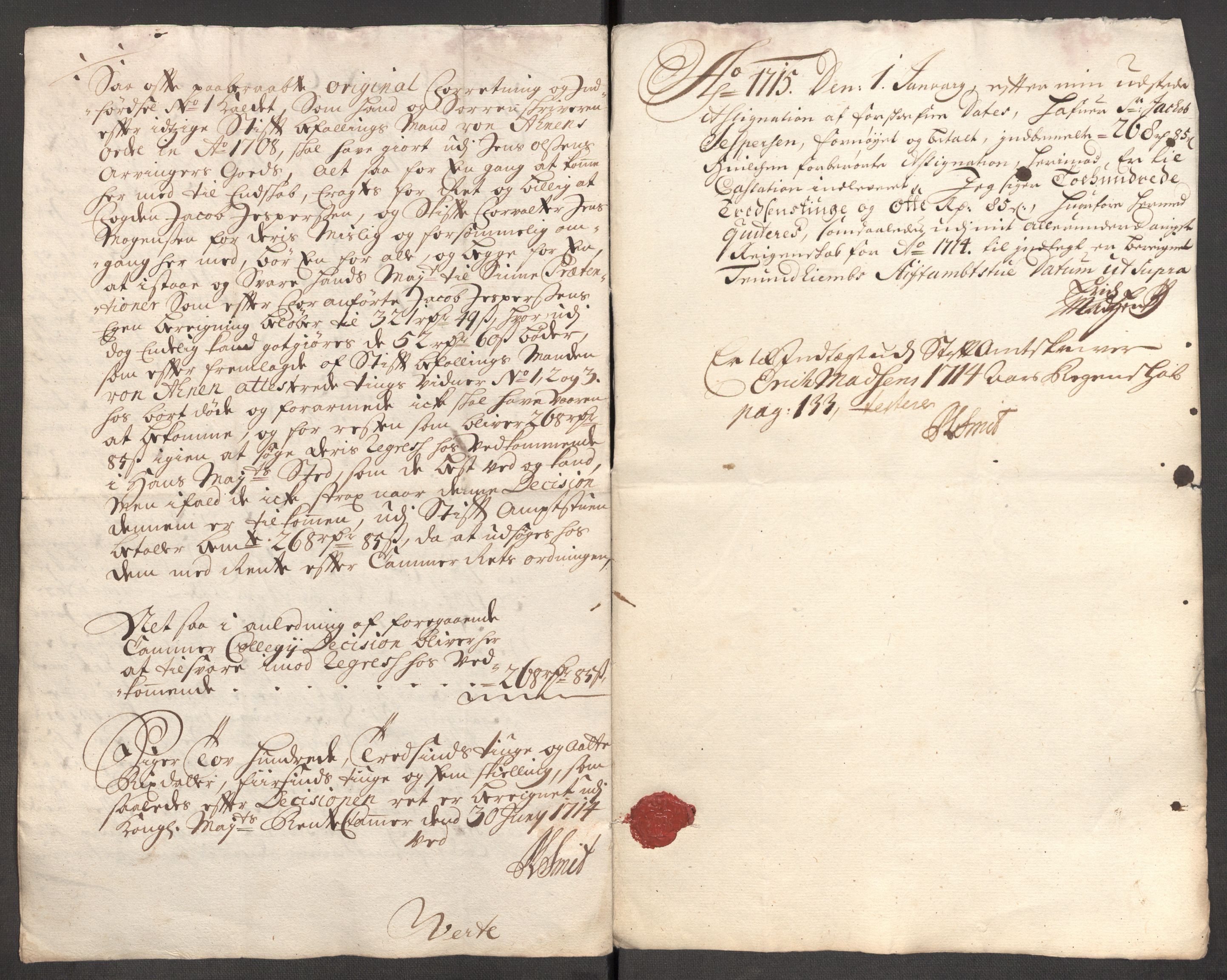 Rentekammeret inntil 1814, Reviderte regnskaper, Fogderegnskap, RA/EA-4092/R64/L4425: Fogderegnskap Namdal, 1696-1698, p. 115