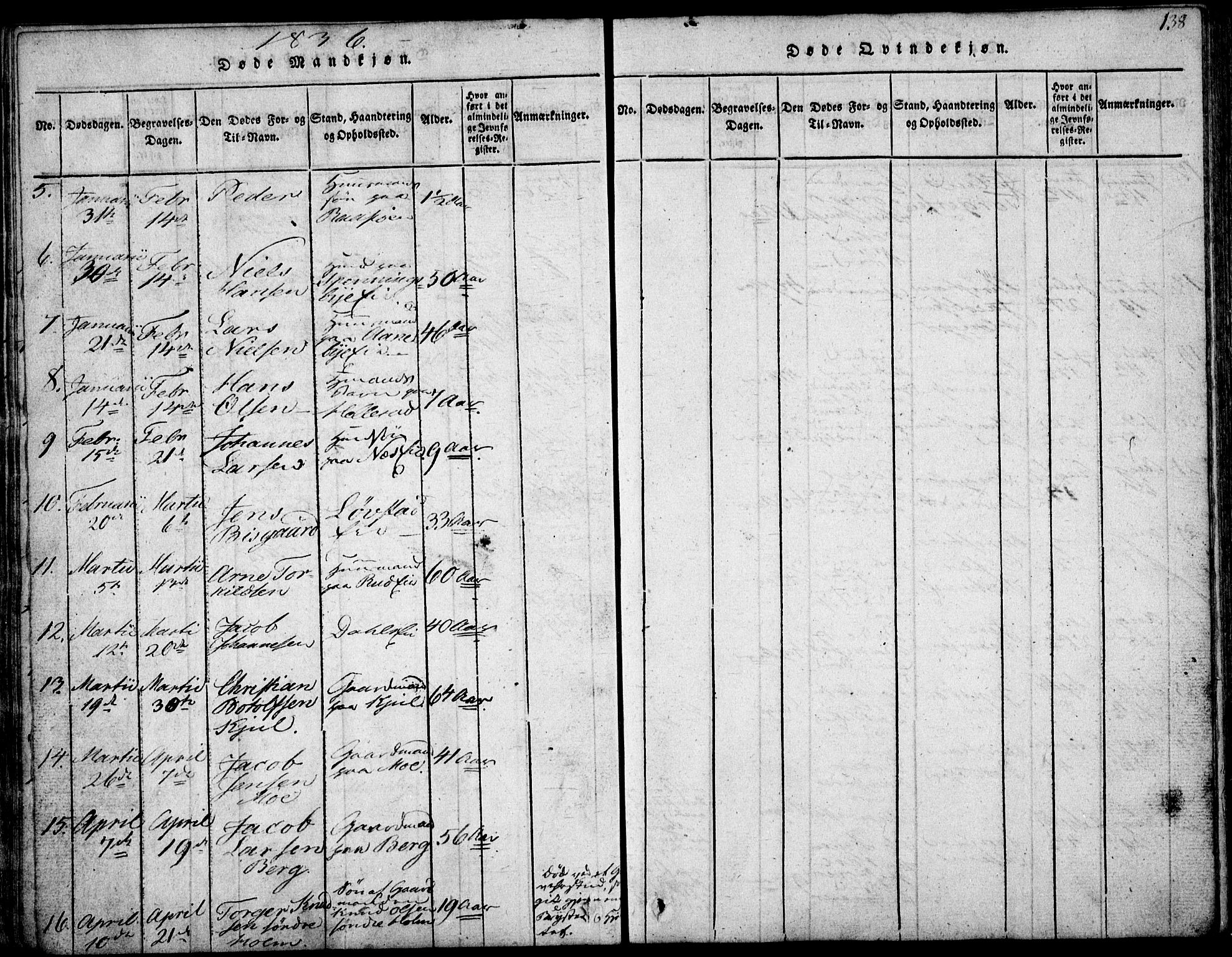 Nittedal prestekontor Kirkebøker, AV/SAO-A-10365a/F/Fa/L0003: Parish register (official) no. I 3, 1814-1836, p. 138