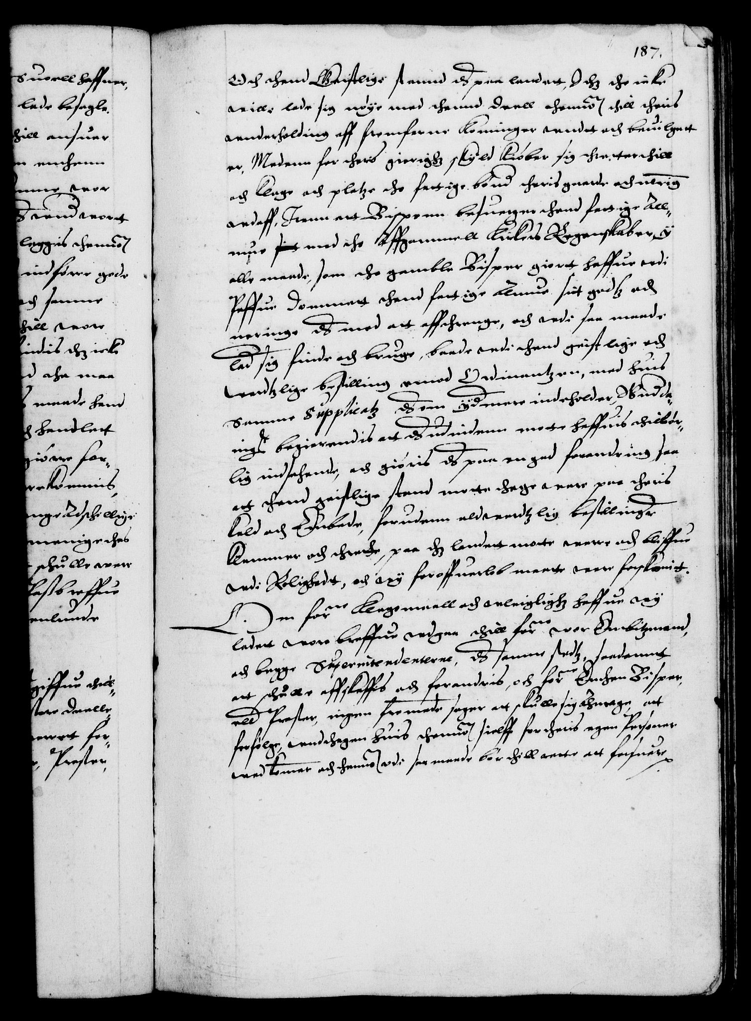 Danske Kanselli 1572-1799, RA/EA-3023/F/Fc/Fca/Fcaa/L0002: Norske registre (mikrofilm), 1588-1596, p. 187a