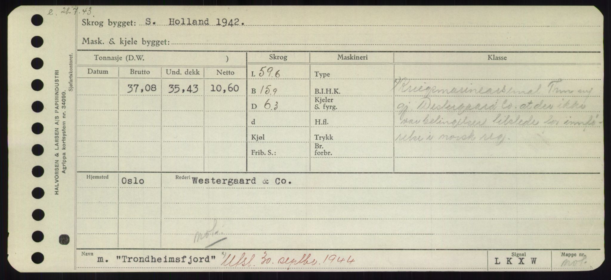 Sjøfartsdirektoratet med forløpere, Skipsmålingen, RA/S-1627/H/Hd/L0039: Fartøy, Ti-Tø, p. 677