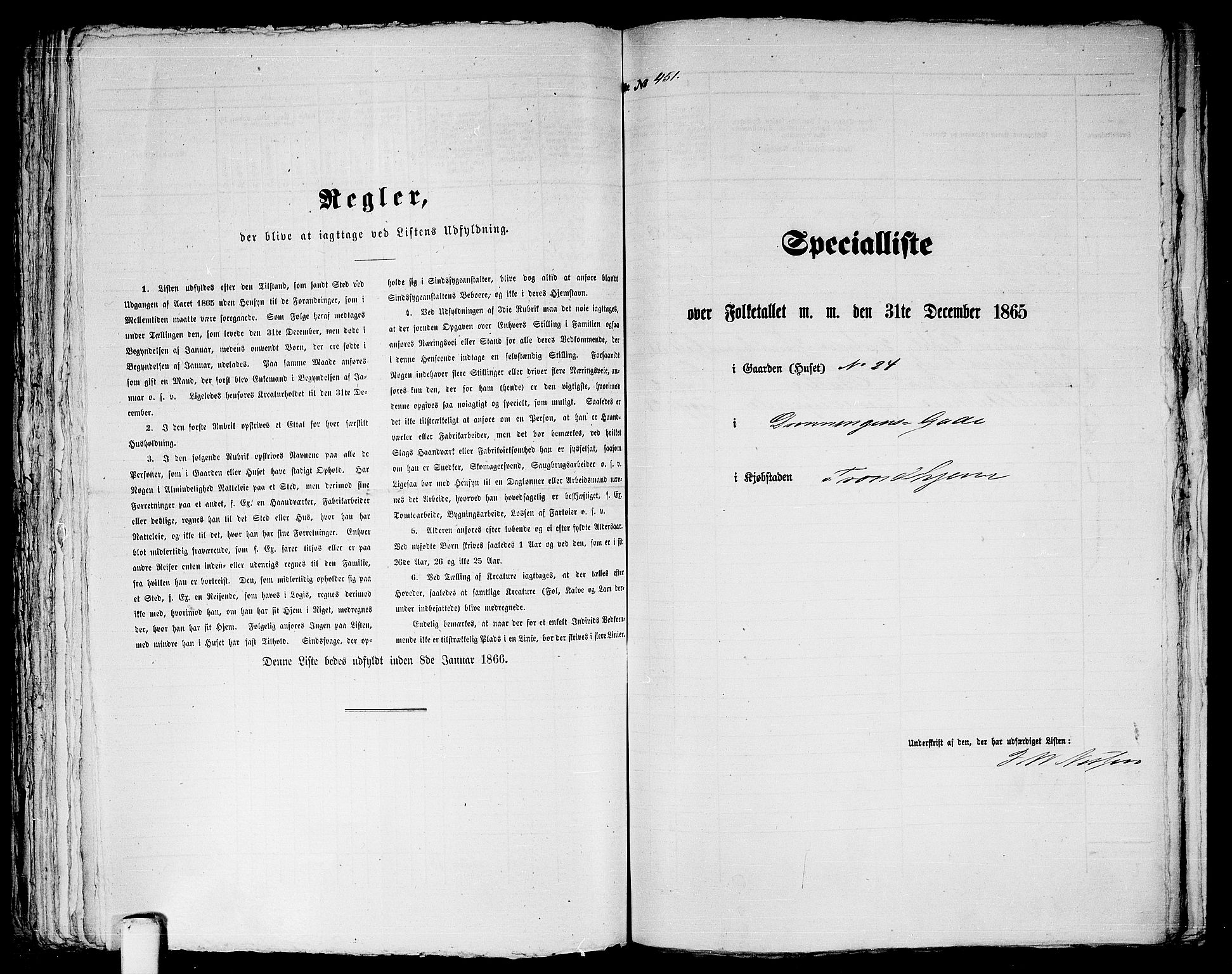 RA, 1865 census for Trondheim, 1865, p. 946