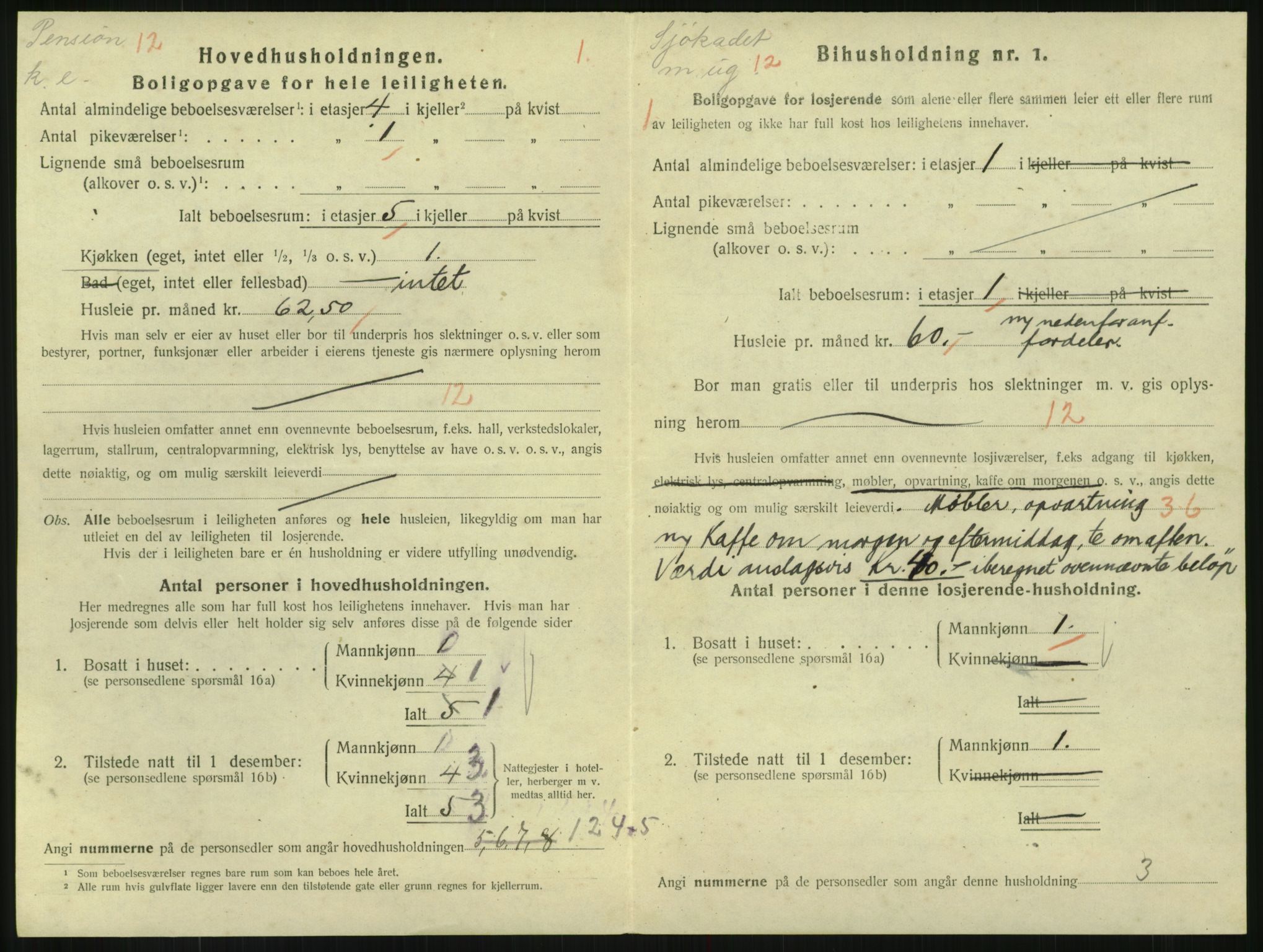 SAKO, 1920 census for Horten, 1920, p. 5288