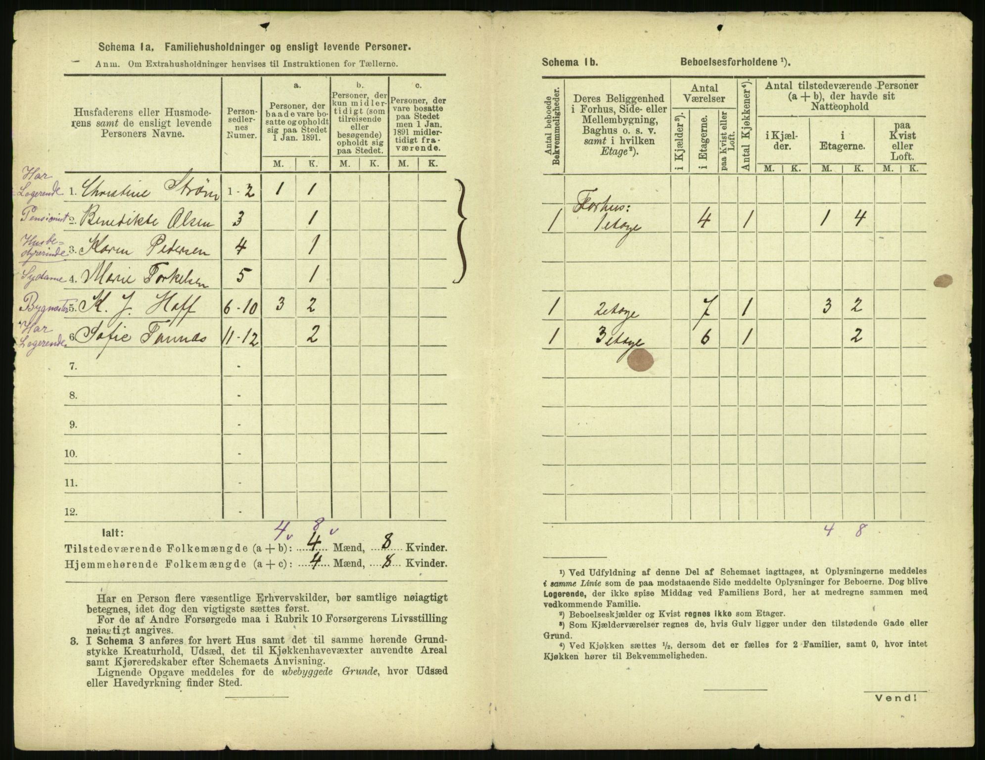 RA, 1891 census for 0301 Kristiania, 1891, p. 62636