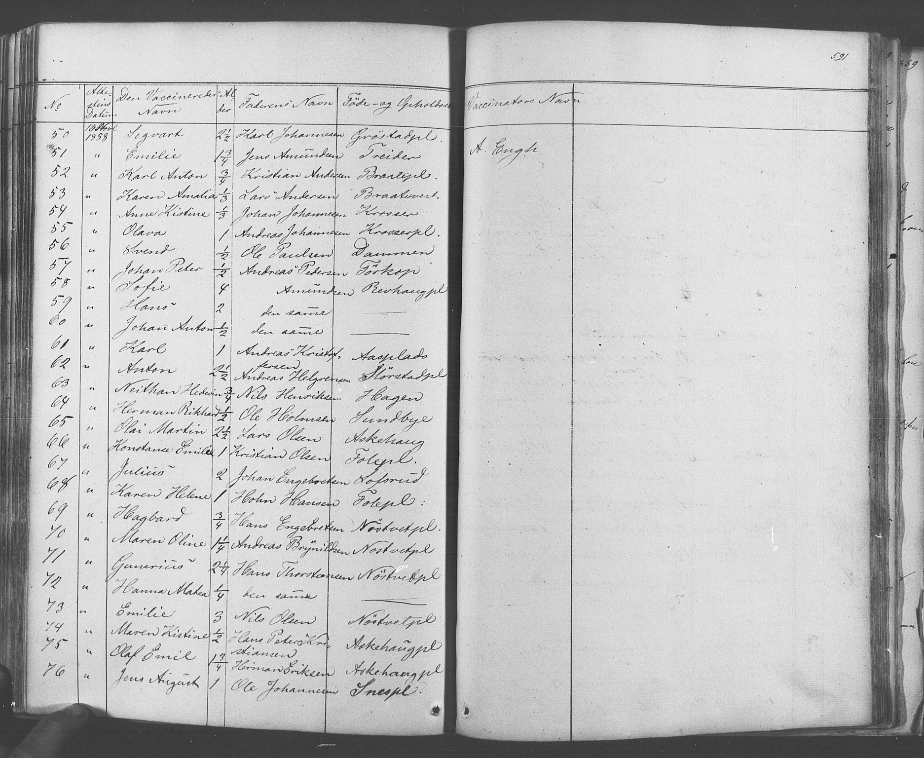 Ås prestekontor Kirkebøker, AV/SAO-A-10894/F/Fa/L0006: Parish register (official) no. I 6, 1841-1853, p. 590-591